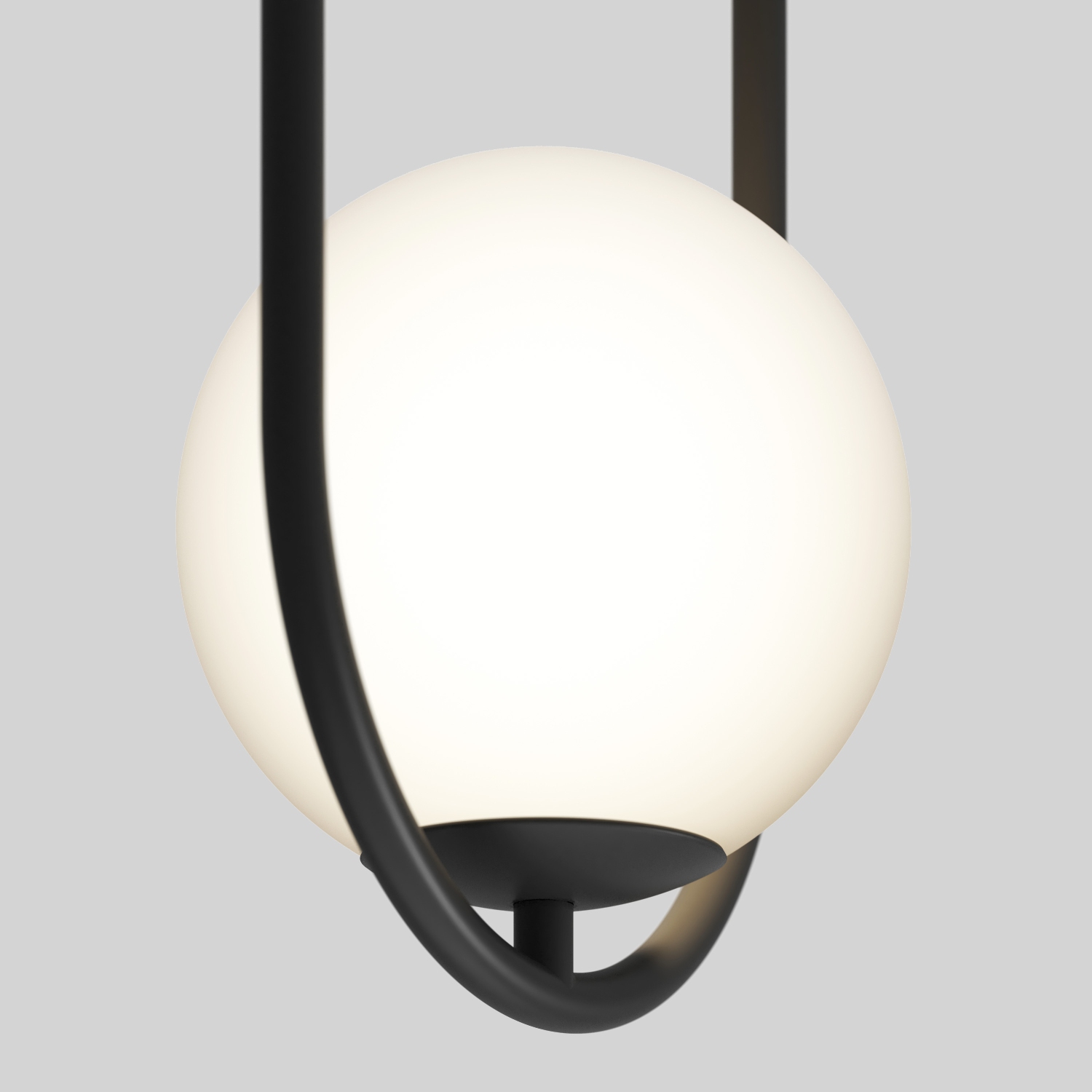 Luminaire suspendu moderne Bloom, noir
