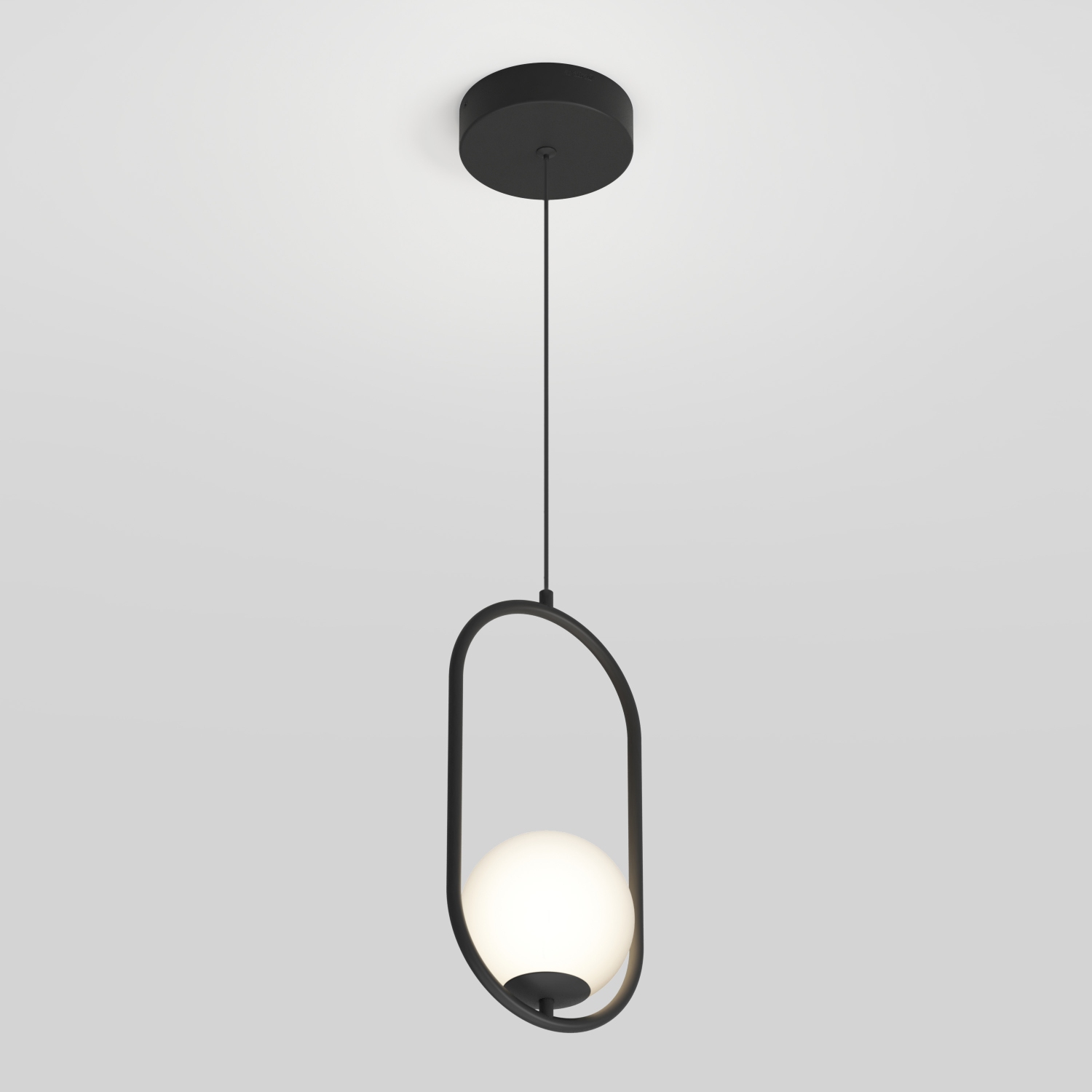 Luminaire suspendu moderne Bloom, noir