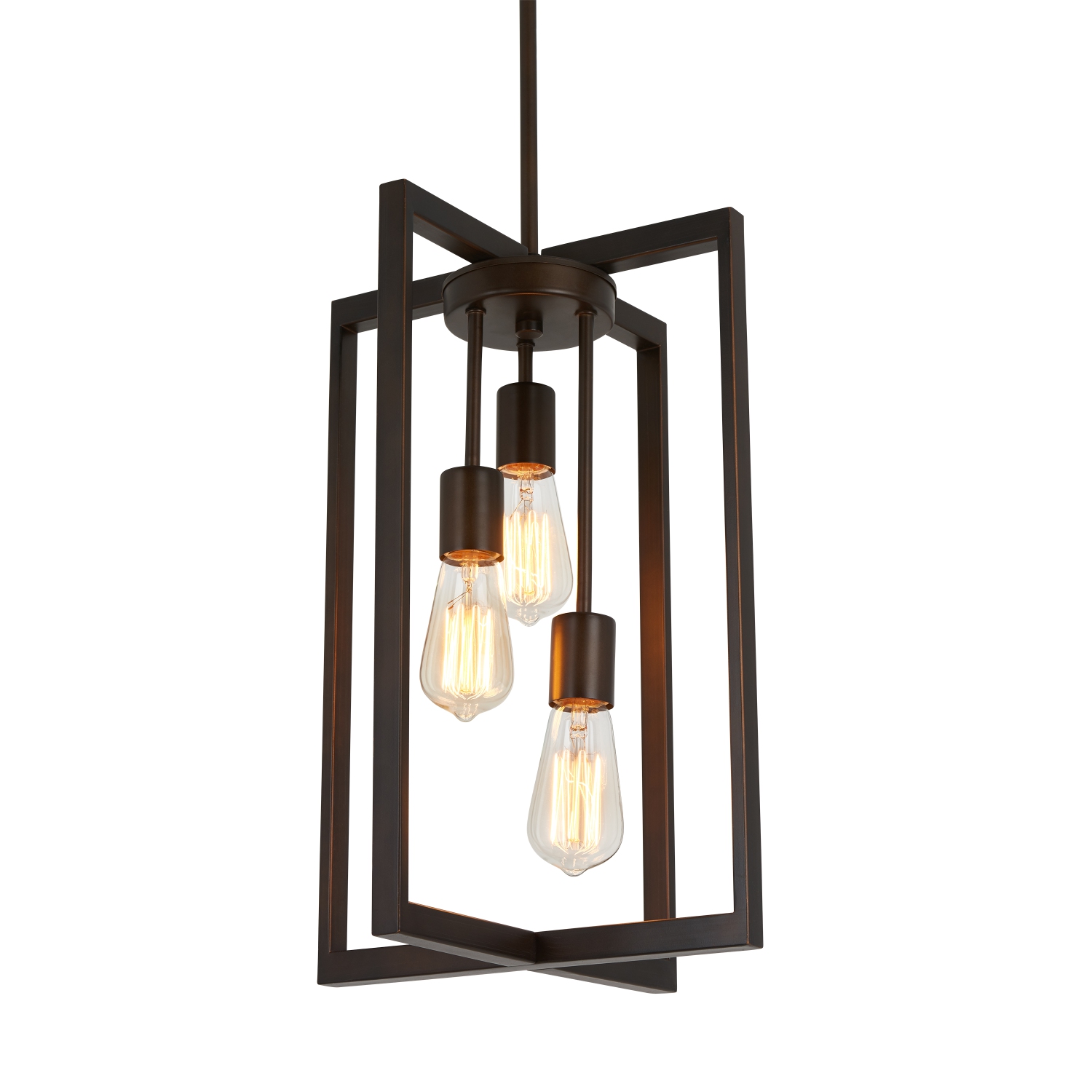 Yale Modern Chandelier, Bronze