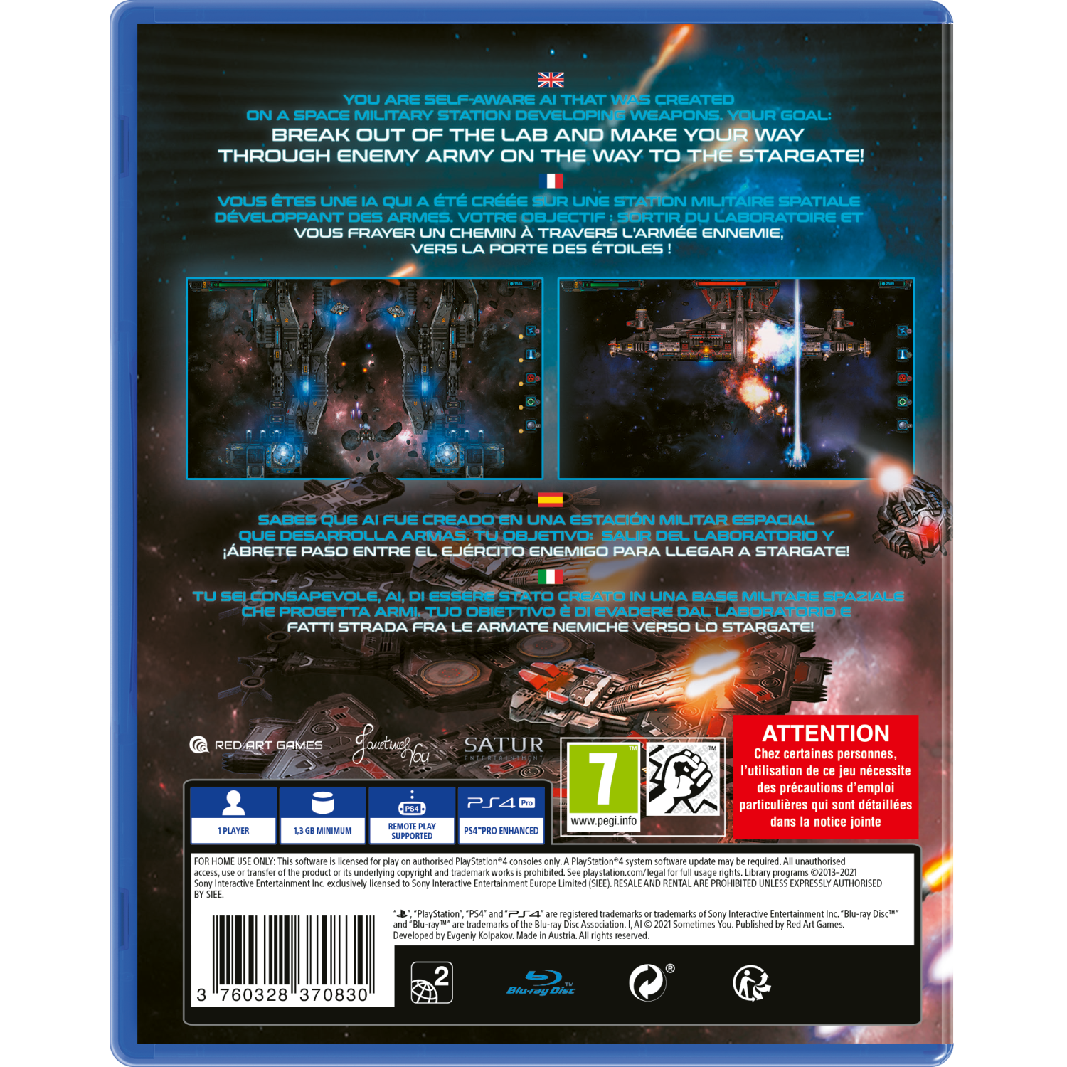 PS4 - I,AI [RED ART GAMES]