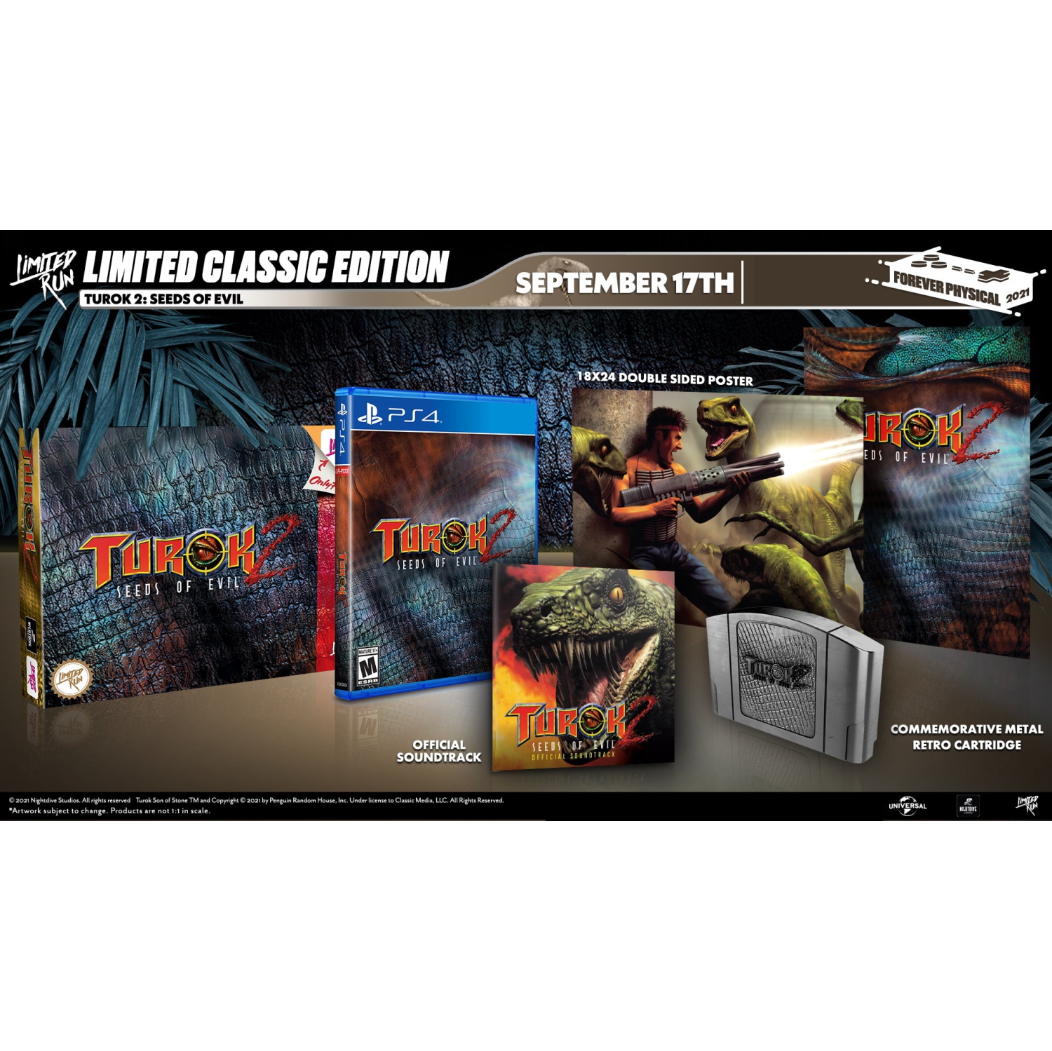 Turok 2: Seeds of Evil - Classic Edition - Limited Run #424 [PlayStation 4]