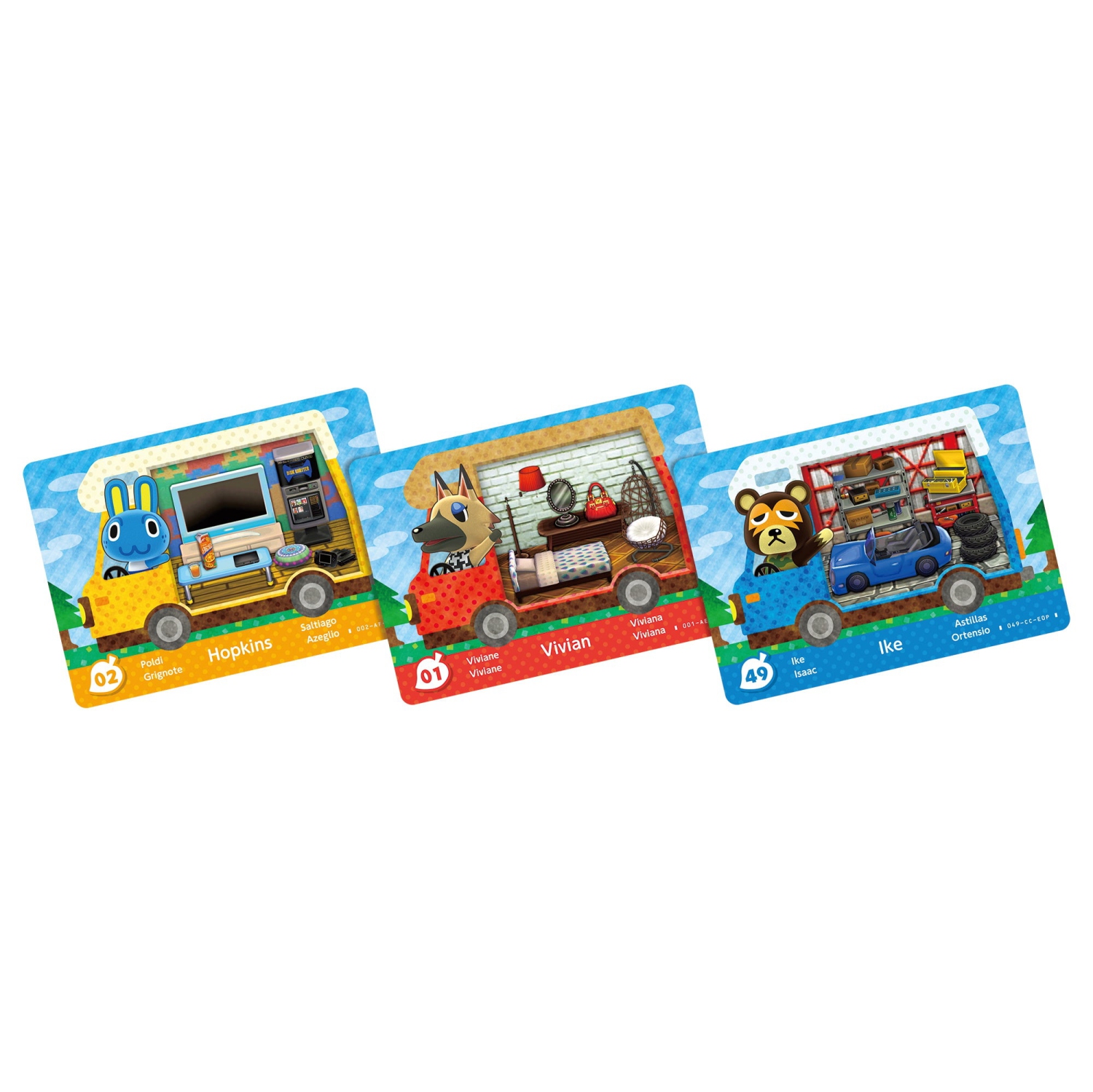 Ensemble Nintendo Animal Crossing: New Leaf – cartes Amiibo Welcome - Paquet de 3 cartes [Accessoires Nintendo]