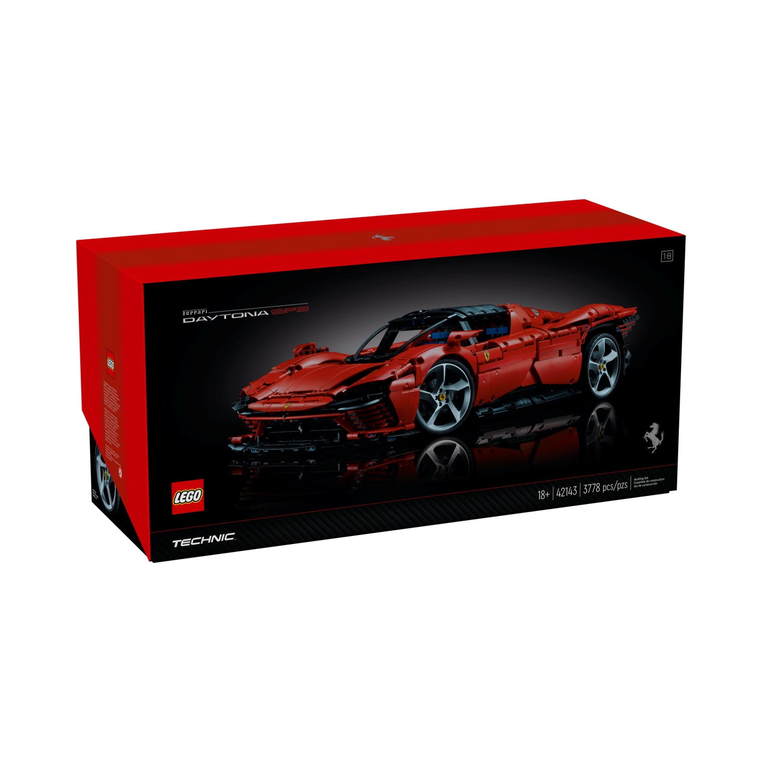 LEGO Technic: Ferrari Daytona SP3 - 3778 Piece Building Kit [LEGO, #42143, Ages 18+]
