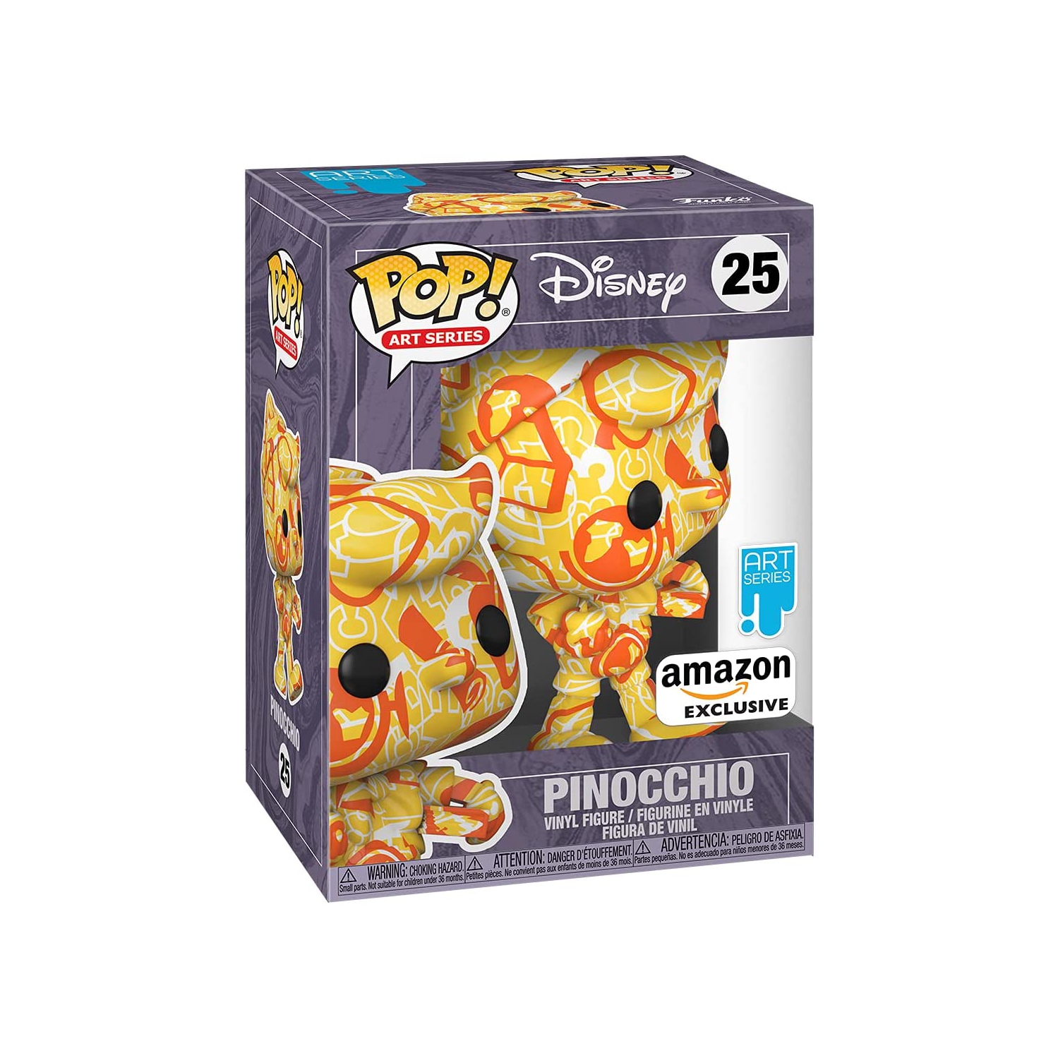 Figurine POP! Série Artist&nbsp;: Disney Treasures from the Vault - figurine en vinyle Pinocchio no 25