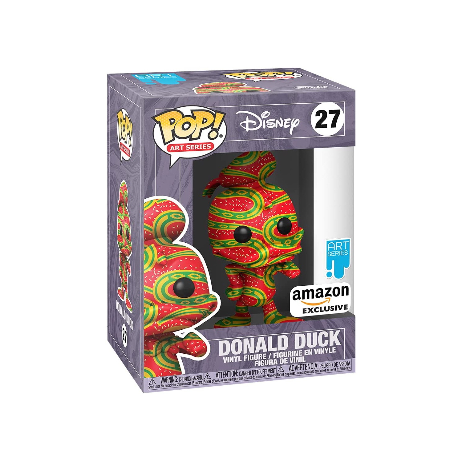 Figurine POP! Série Artist&nbsp;: Disney Treasures from the Vault - Figurine en vinyle de Donald Duck