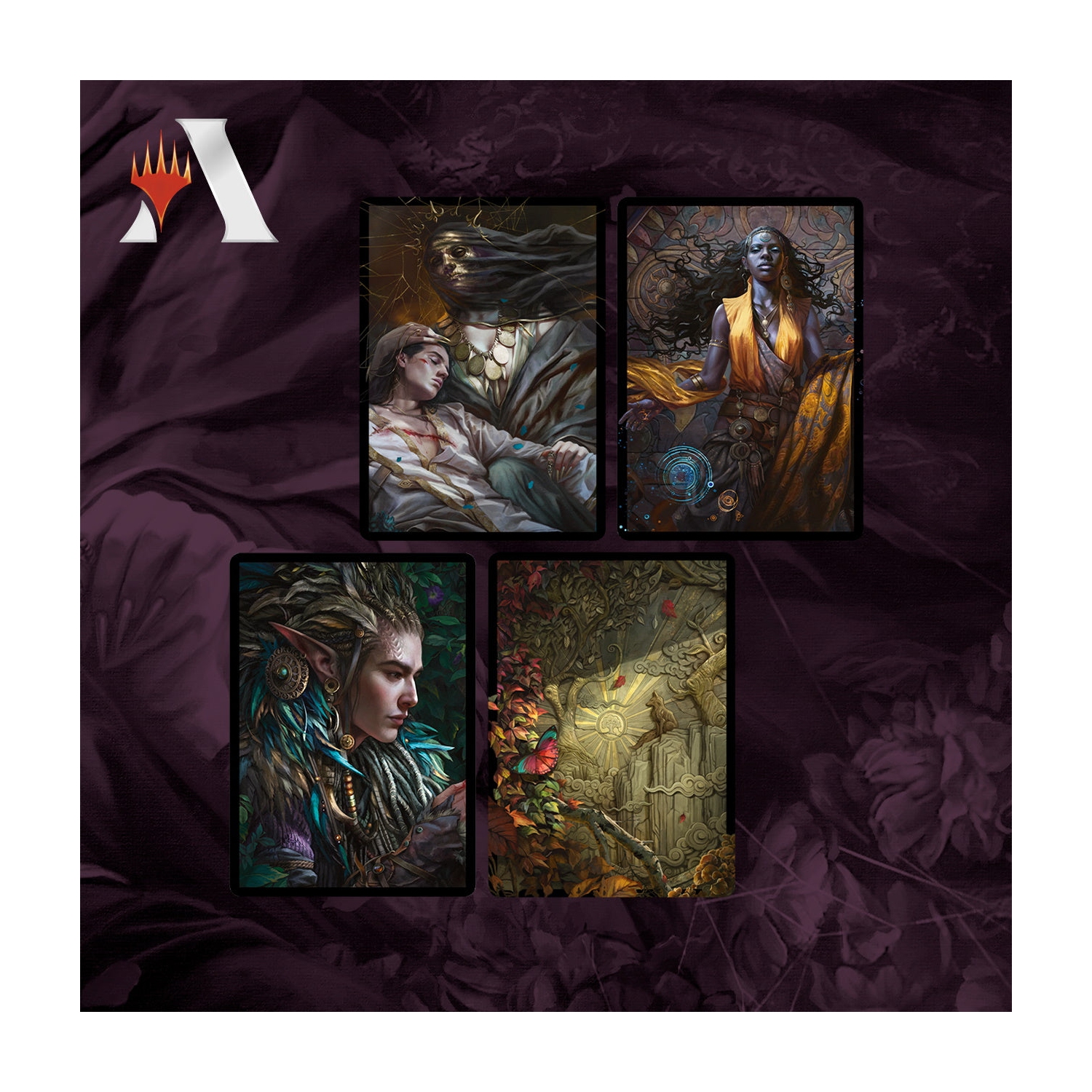 Jeu de société Magic: Jeu de cartes à collectionner The Gathering - Secret Lair Artist Series: Magali Villeneuve - aluminium