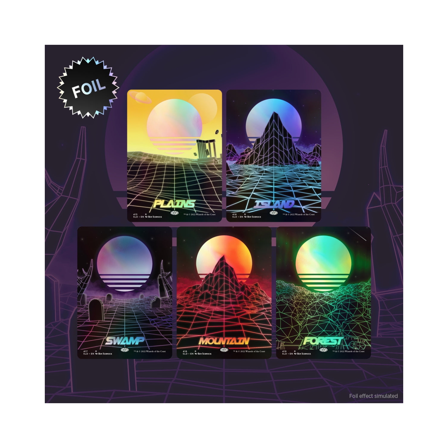 Jeu de société Magic: The Gathering TCG - Secret Lair Drop Series - Abat-jour non inclus - Aluminium