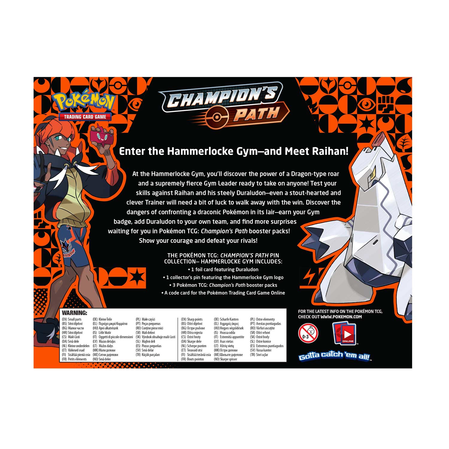 Pokemon TCG Champion's Path: Pin Collection Box - Ballonlea/Spikemuth/Hammerlocke