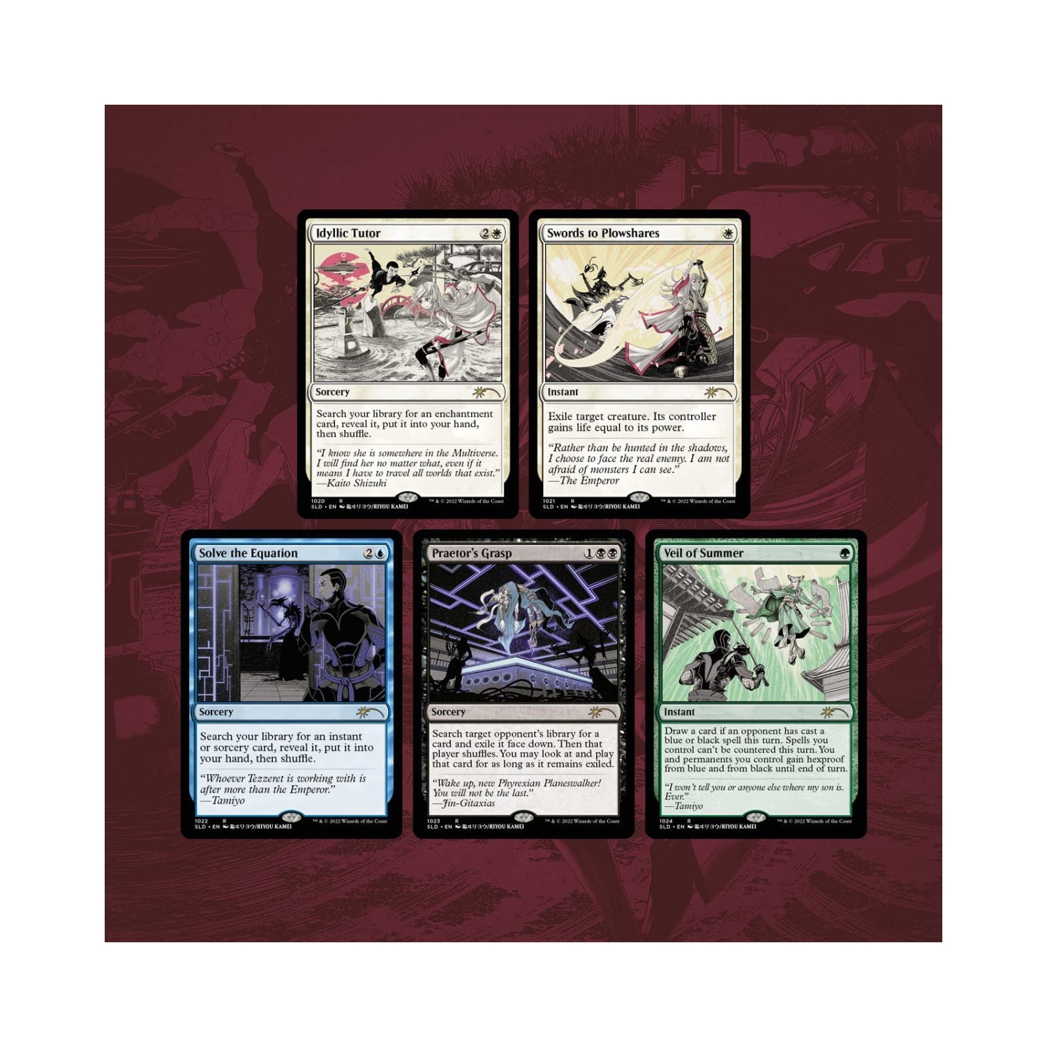 Jeu de société Magic: The Gathering TCG - Secret Lair Drop Series - Kamigawa&nbsp;: The Manga&nbsp;: The Cards