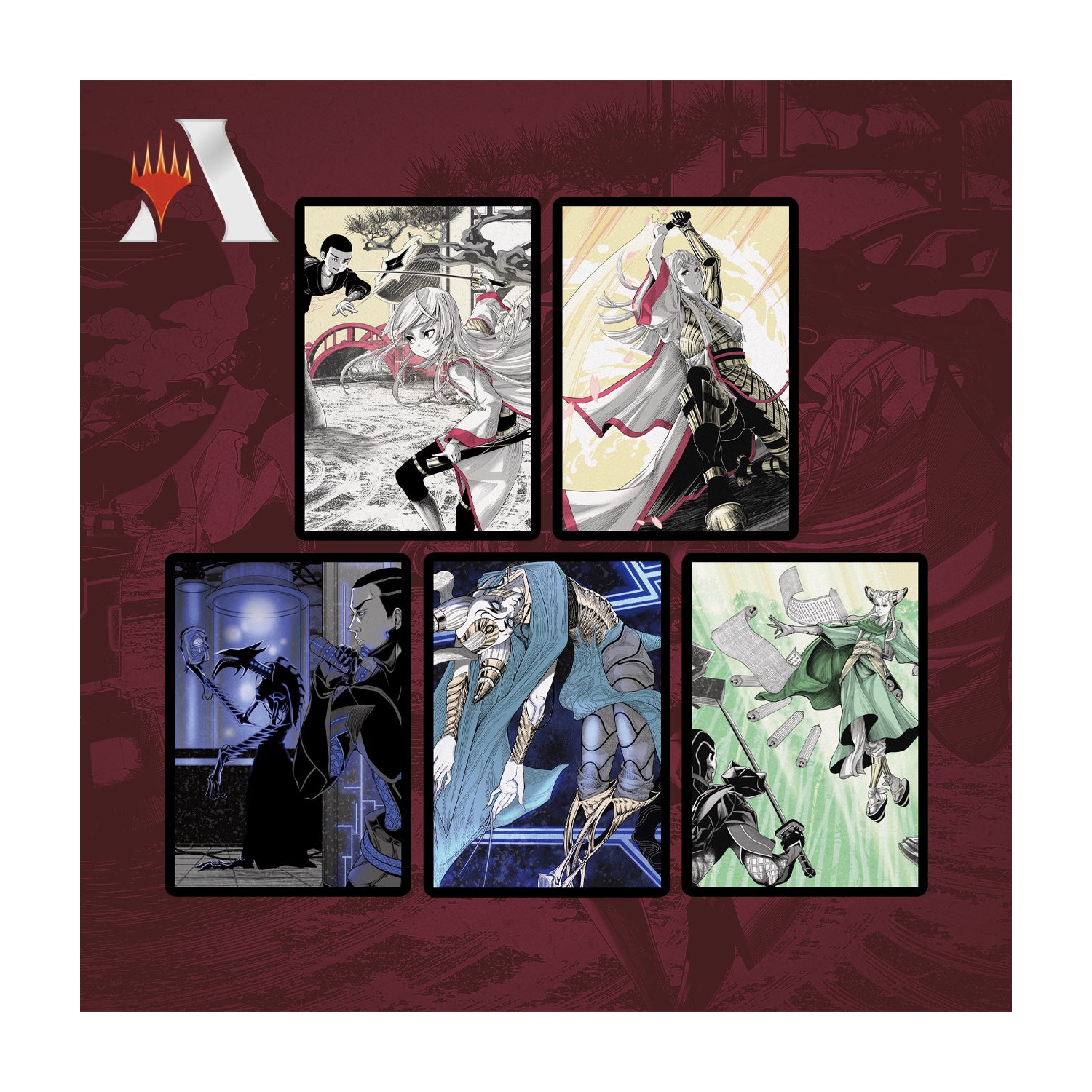 Jeu de société Magic: The Gathering TCG - Secret Lair Drop Series - Kamigawa&nbsp;: The Manga&nbsp;: The Cards