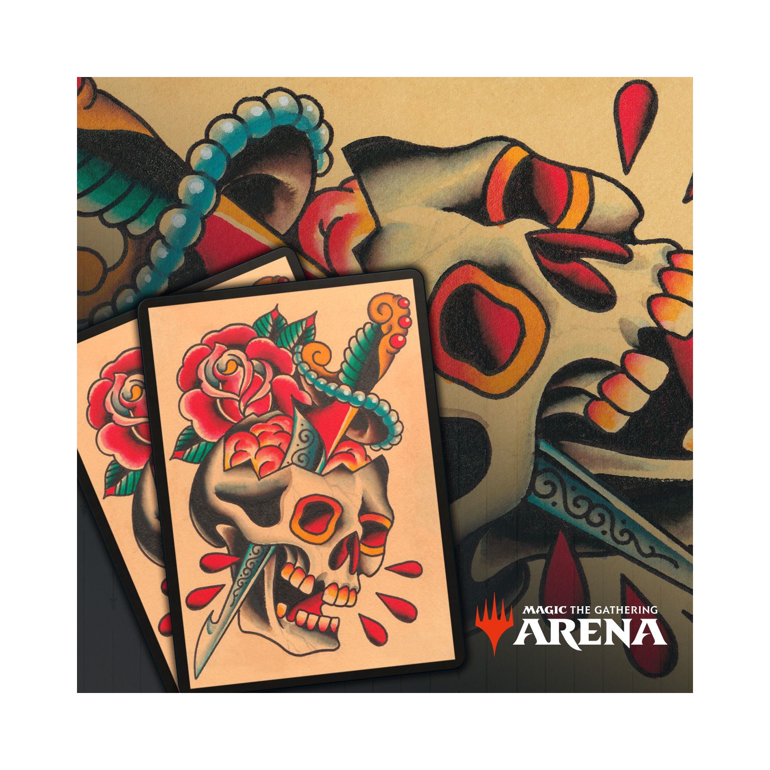 Jeu de société Magic: The Gathering TCG - Secret Lair Drop Series - Housses complètes : Le paquet Tattoo