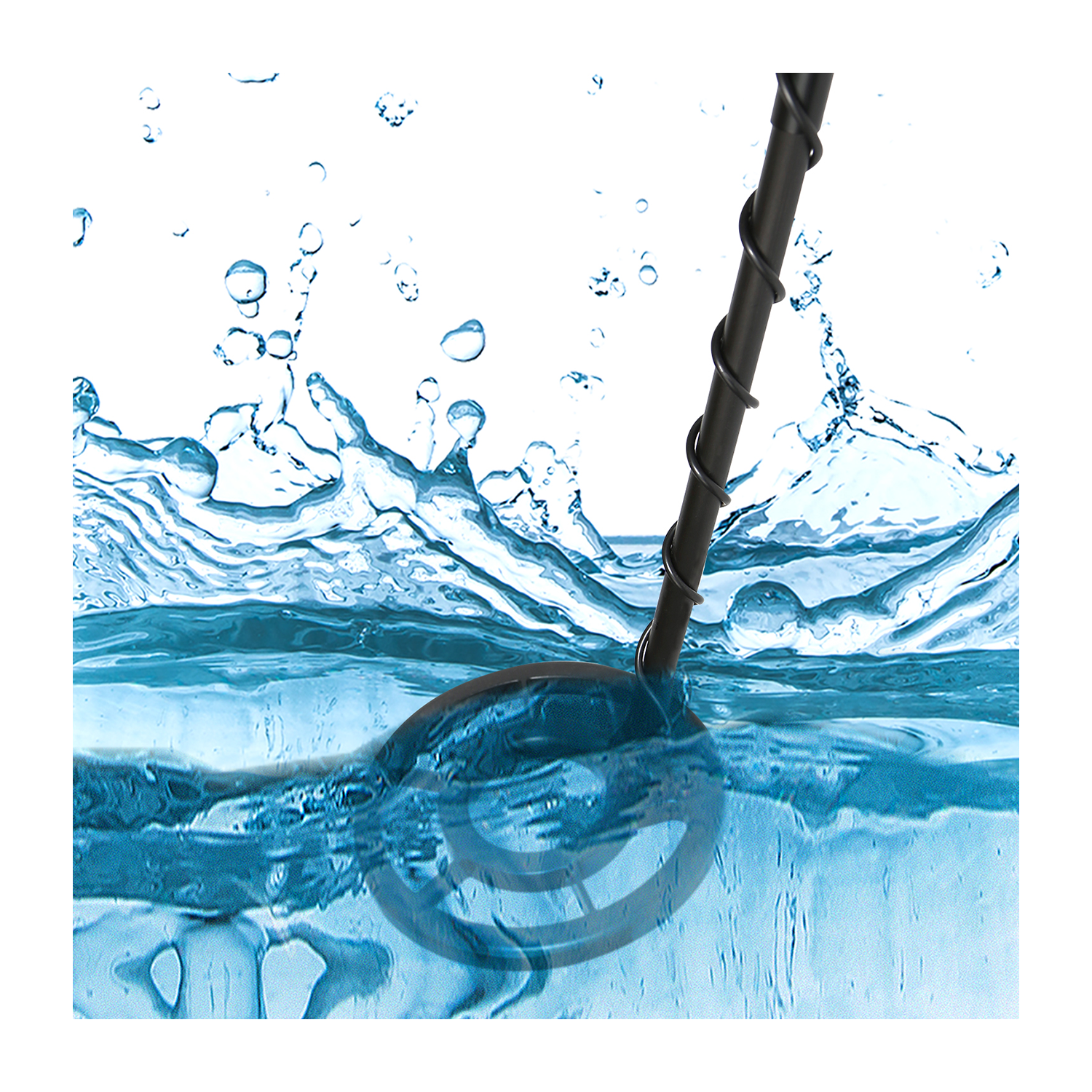 SuperEye MD6026 Underwater Metal Detector | Precise Sensitivity | LED & Alarm with Headphone | Fully Waterproof | Submersible to 130 ft