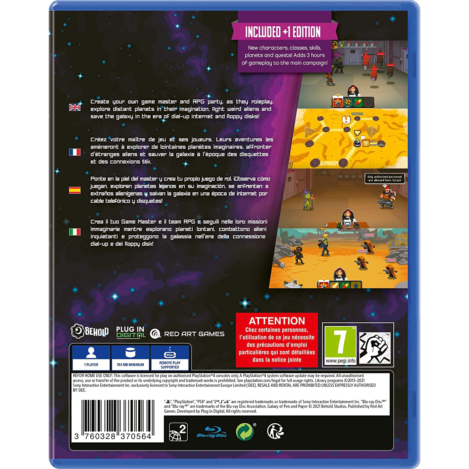 Galaxy of Pen & Paper: +1 Edition [PlayStation 4]