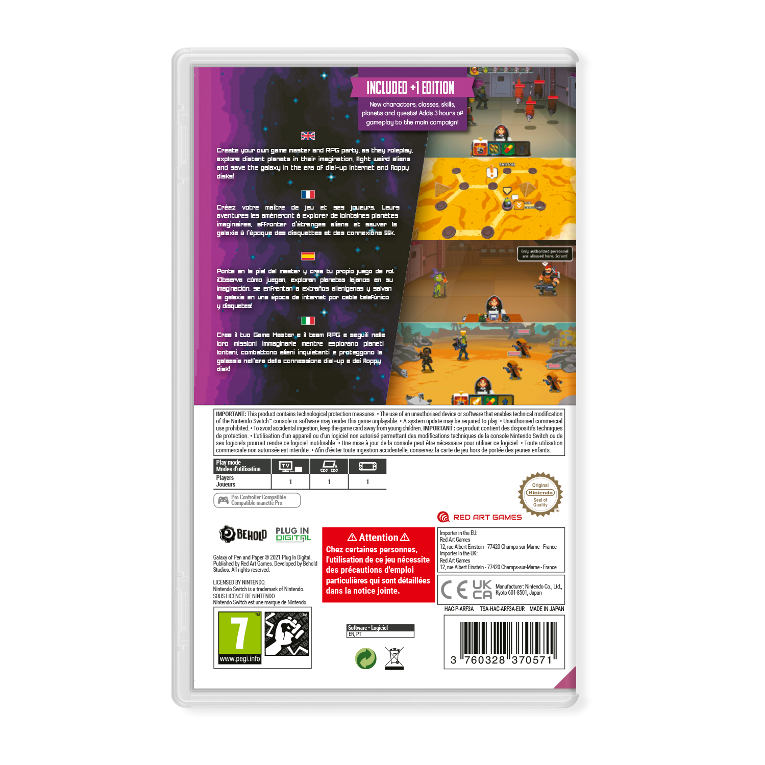 Galaxy of Pen & Paper: +1 Edition [Nintendo Switch]