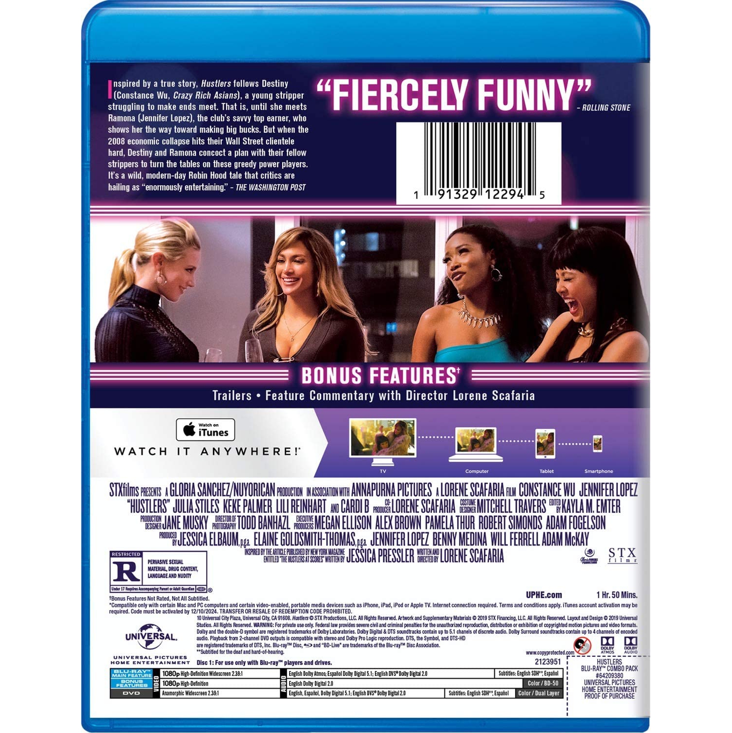 Hustlers [Blu-ray + DVD + Digital]