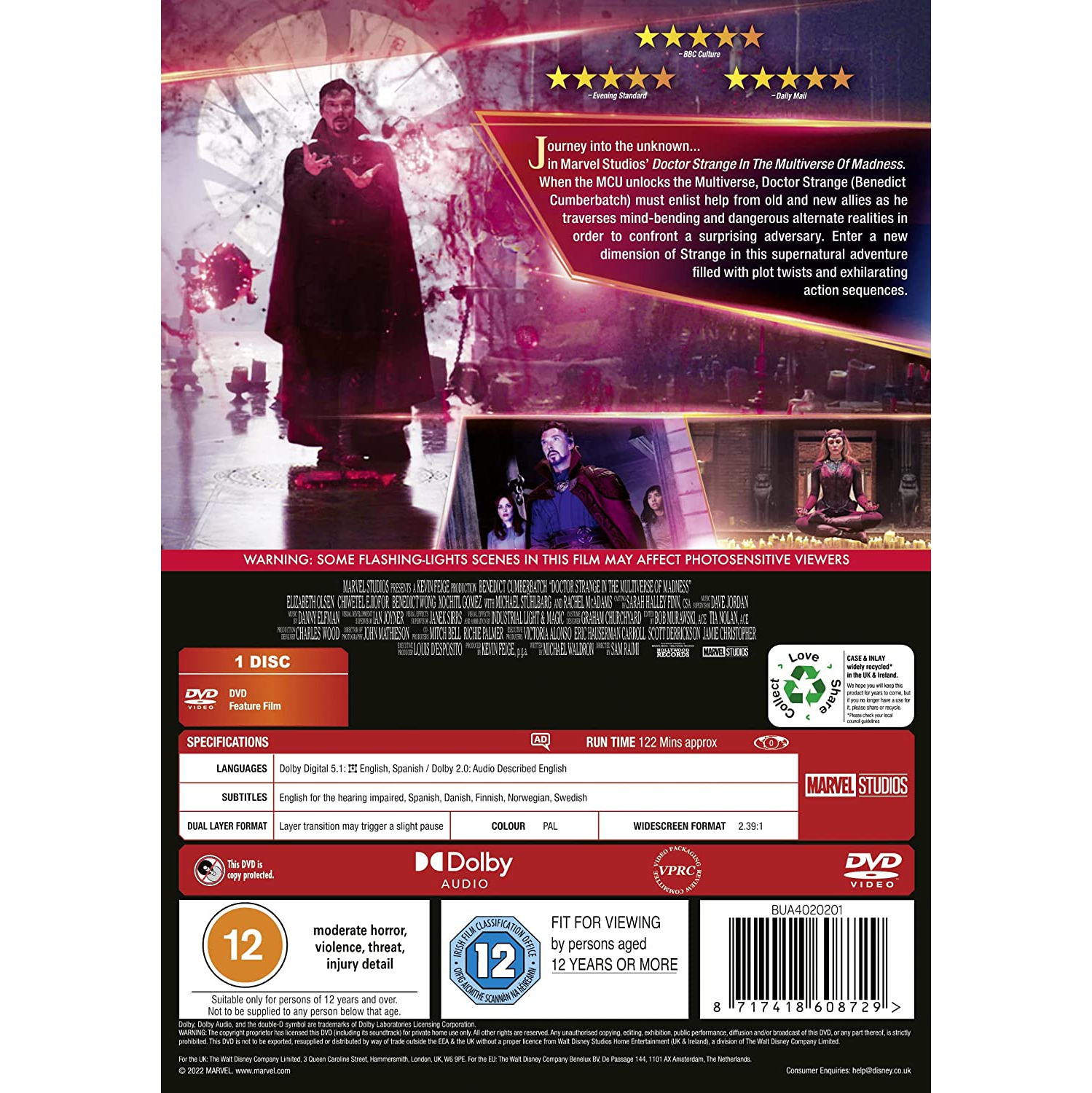 Marvel's Doctor Strange in the Multiverse of Madness [DVD]