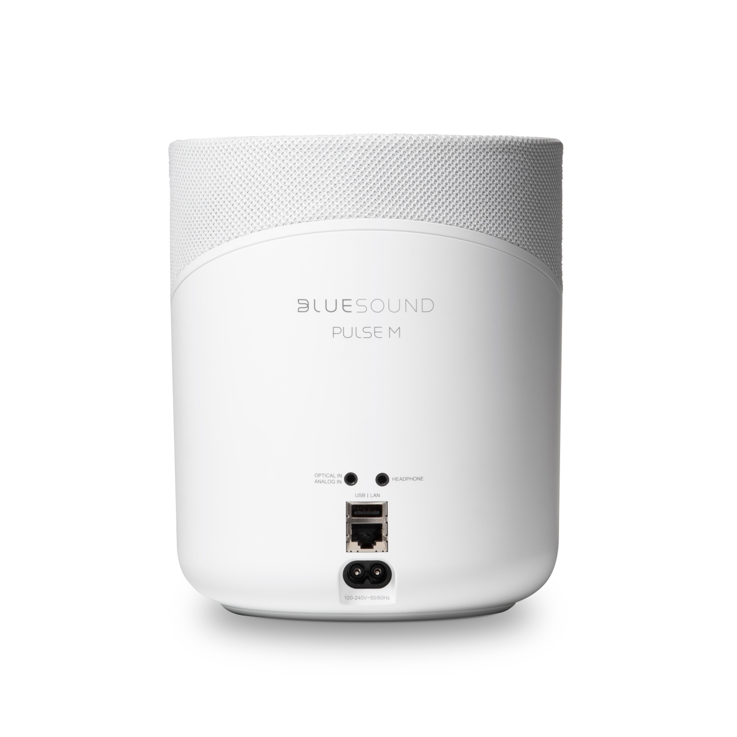 Bluesound Pulse M Omni-Hybrid Wireless Music Streaming Speaker with Bluetooth - White - Compatible with Alexa and Siri