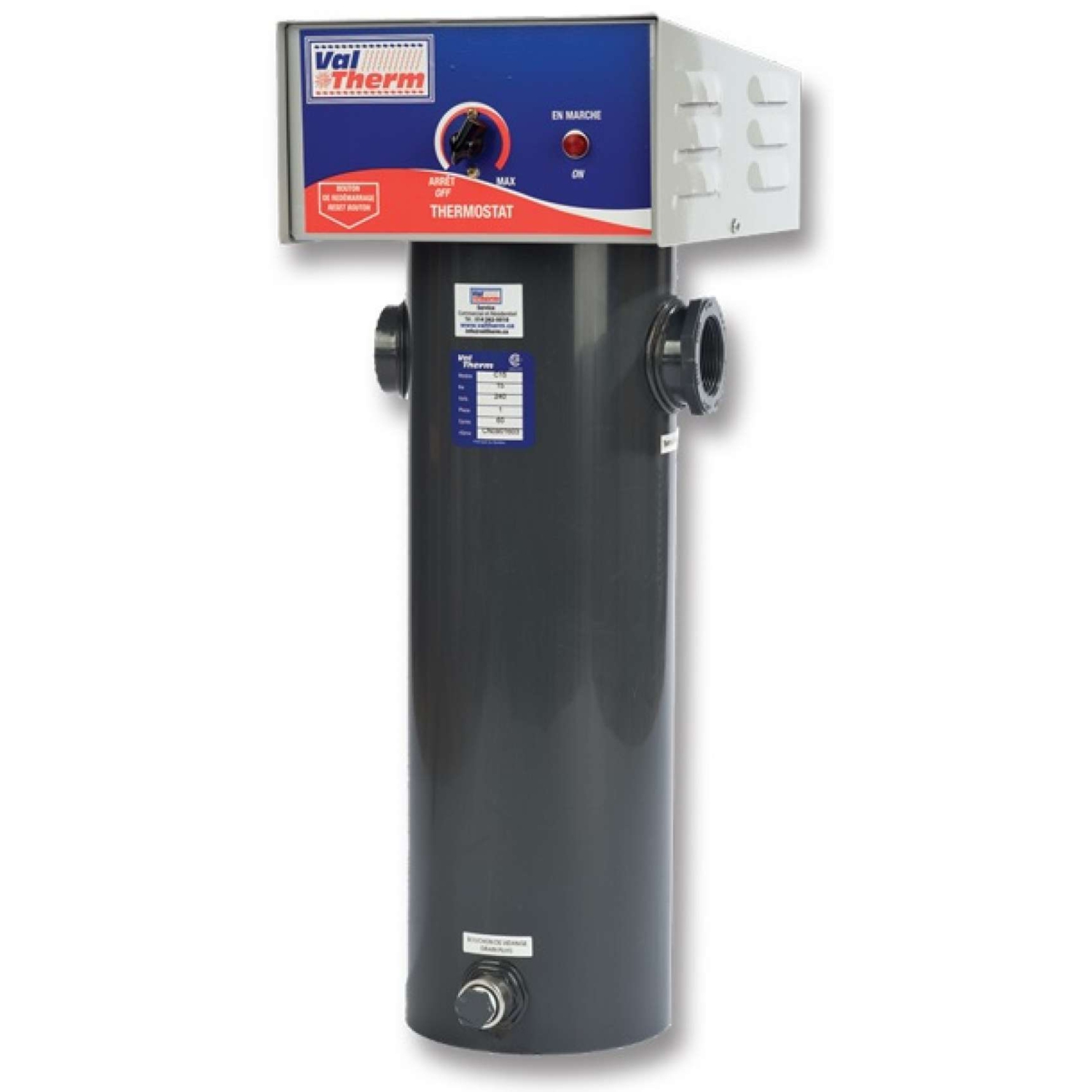 Val-Therm 10 kw steel elements mechanical heater