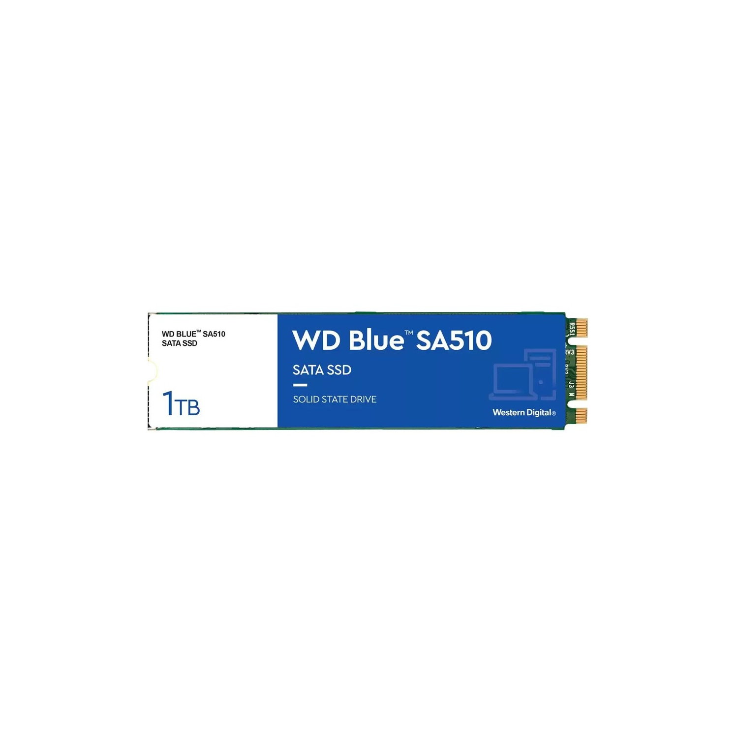 WD Blue SA510 SATA SSD M.2 2280 WDS100T3B0B