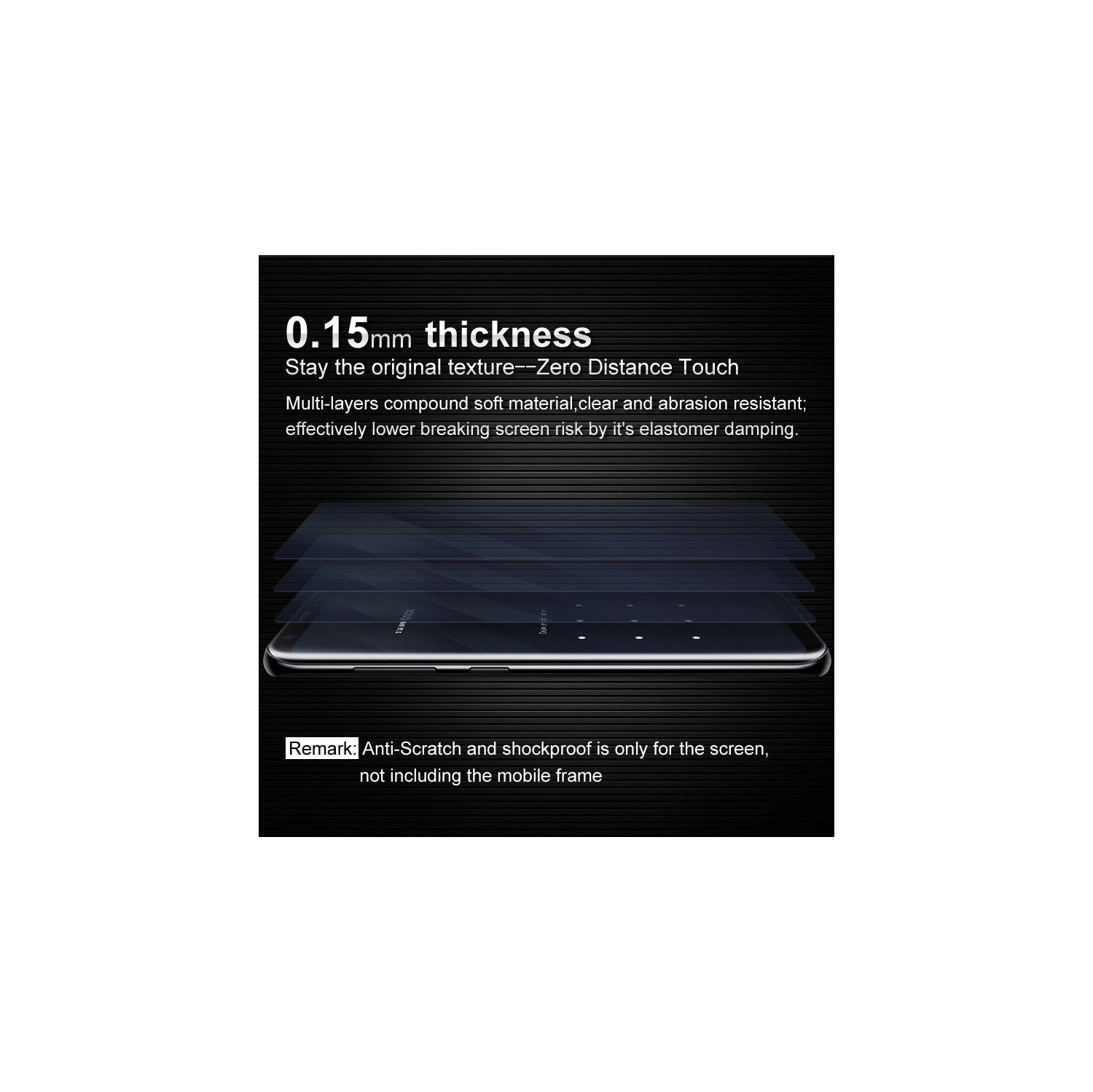 [PAQUET de 2] Protecteur d’écran en plastique Hydrogel pour iPhone X/XS d’Apple - convient aux étuis