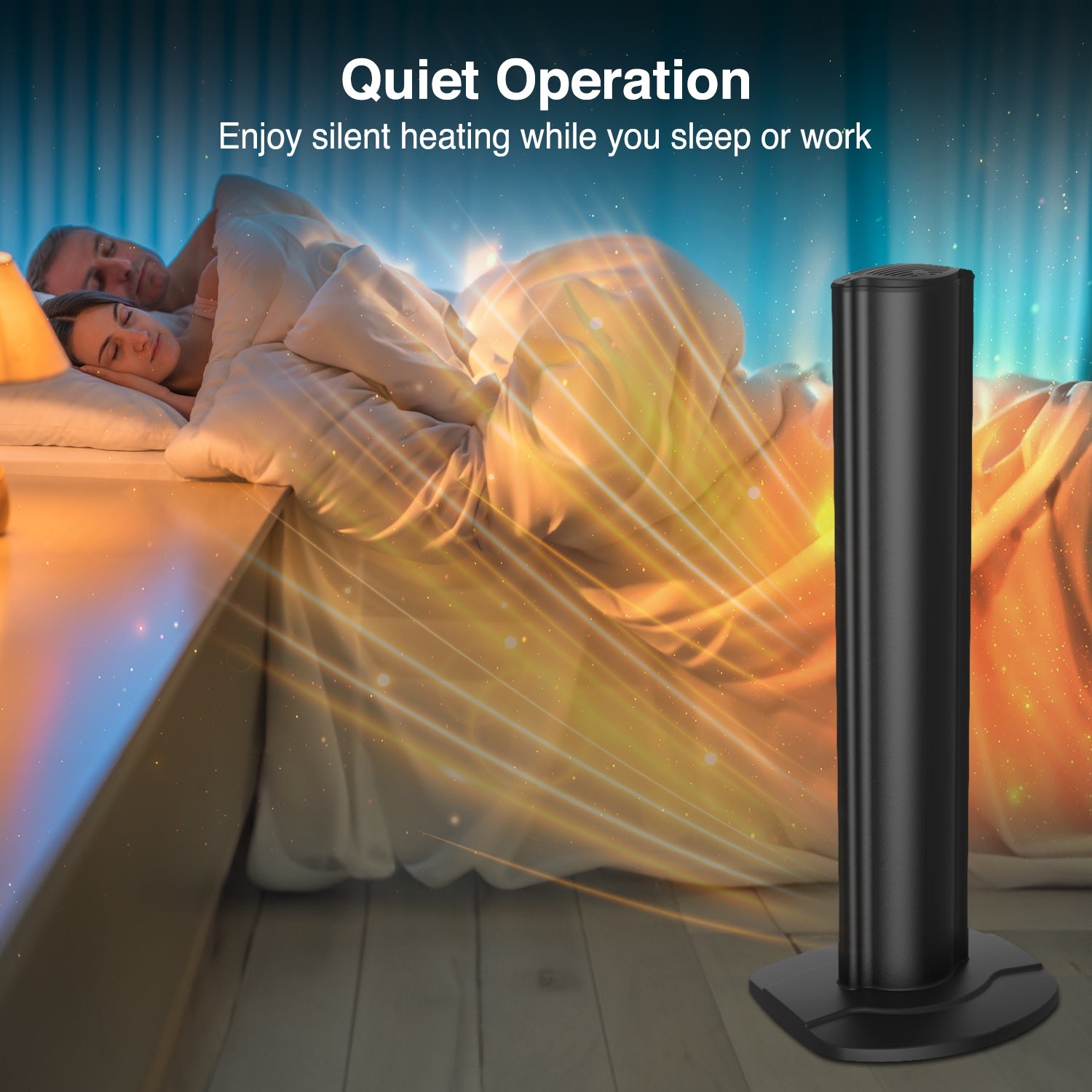 UFO Micatronic T-19, ampoule de 27 po, radiateur portatif de 1900 W avec thermostat, 240 volts