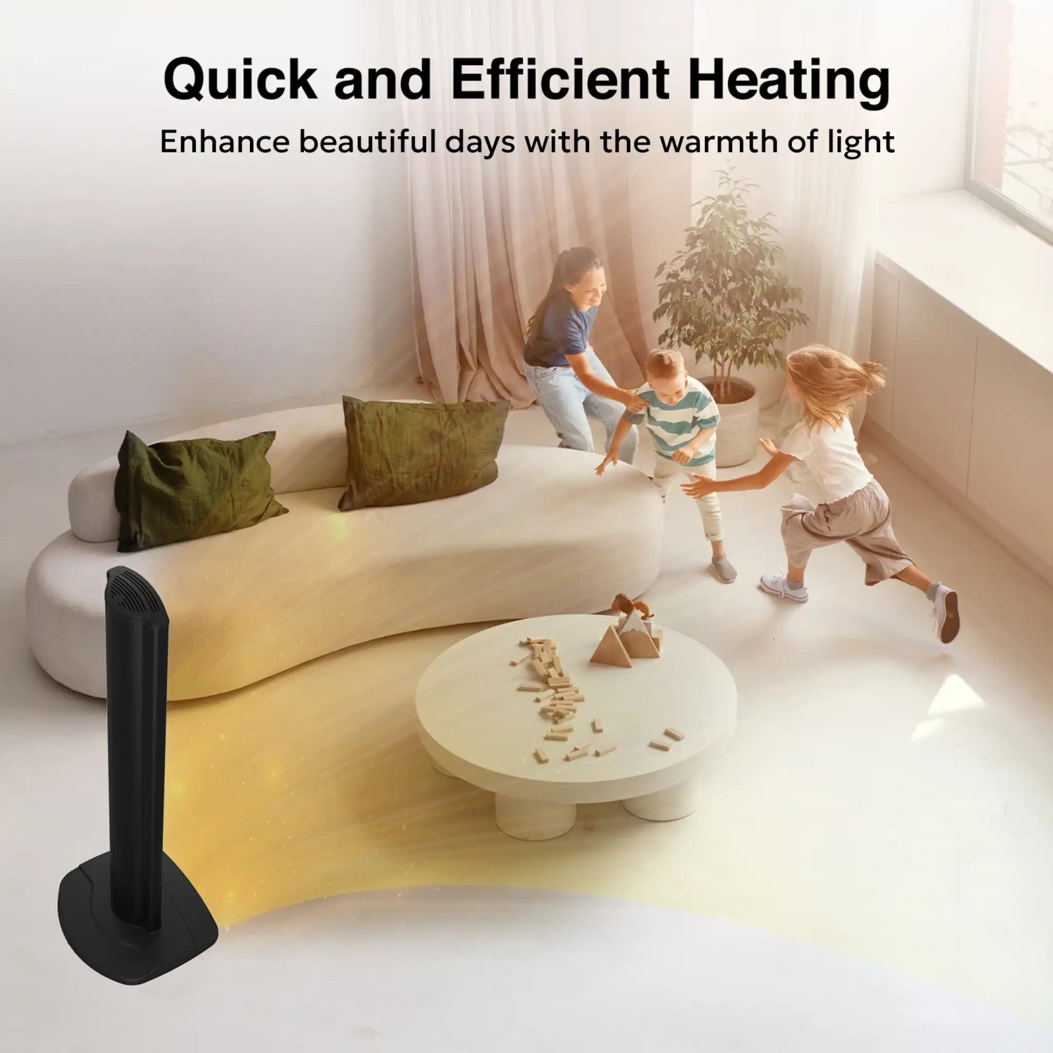 UFO Micatronic T-19, ampoule de 27 po, radiateur portatif de 1900 W avec thermostat, 240 volts