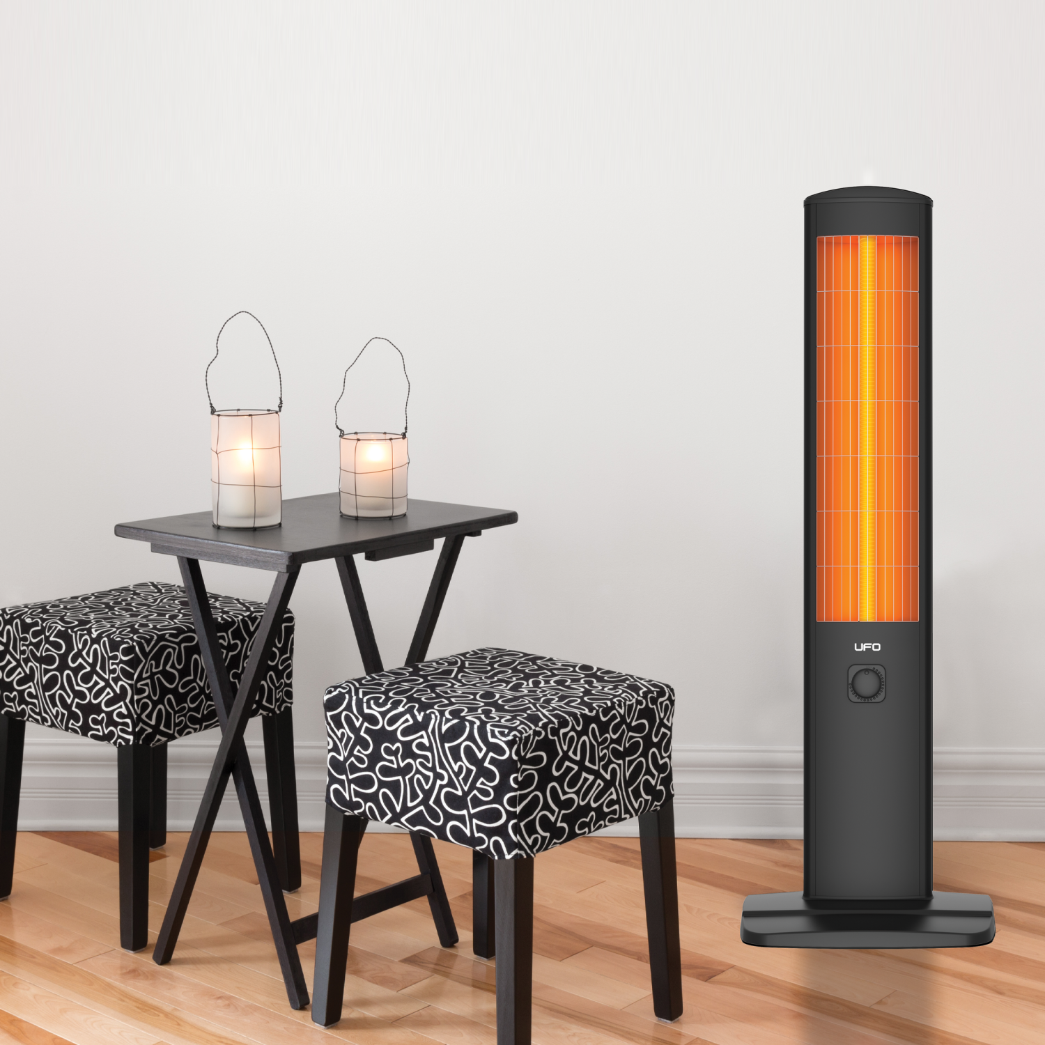 UFO Micatronic T-19, ampoule de 27 po, radiateur portatif de 1900 W avec thermostat, 240 volts