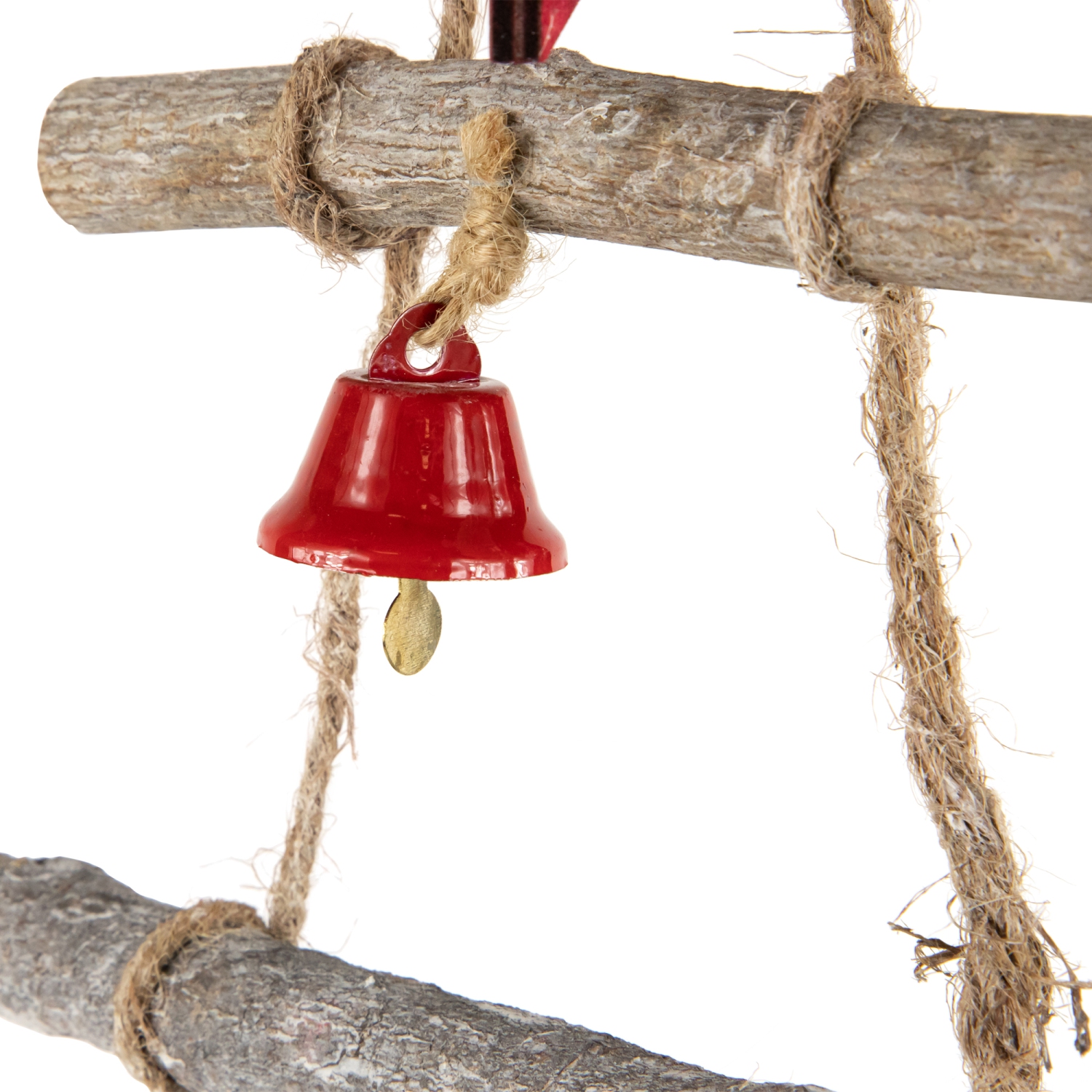 27" Wood Twig Tree Wall Hanging with Ornaments