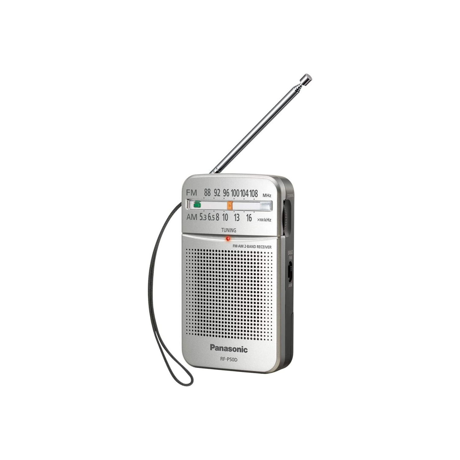 Radio de poche RF-P50 Panasonic AM/FM, argent