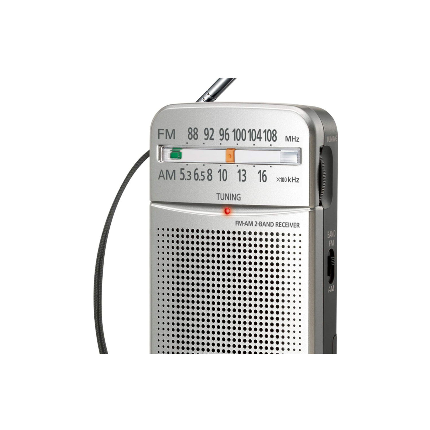 RF-P50 Panasonic AM/FM Pocket Radio, Silver | Best Buy Canada