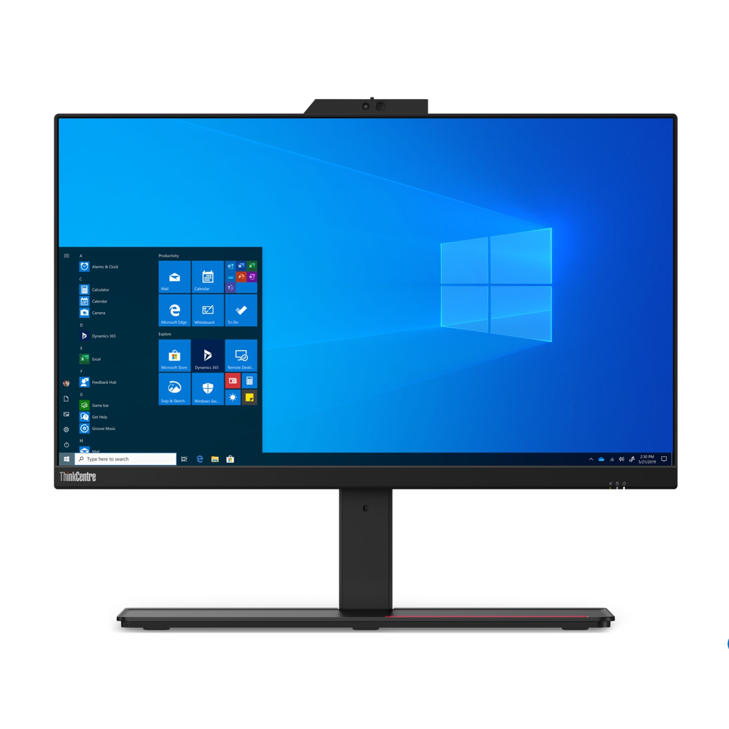 Lenovo ThinkCentre M90a AIO Desktop, 23.8" FHD IPS Touch LED Backlight, vPro®, UHD Graphics 630, 16GB, 512GB, Win 11 Pro