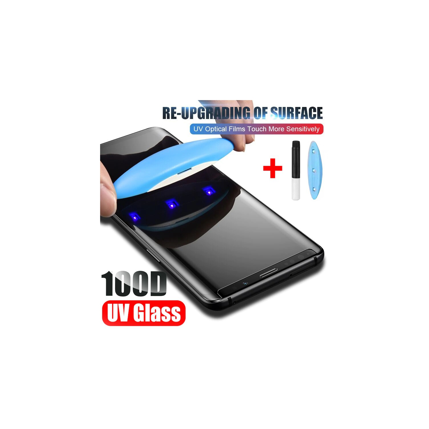 For Samsung Galaxy S20 Plus S20+ UV Liquid Gel Tempered Glass Screen Protector Film Guard Samsung S20 Plus