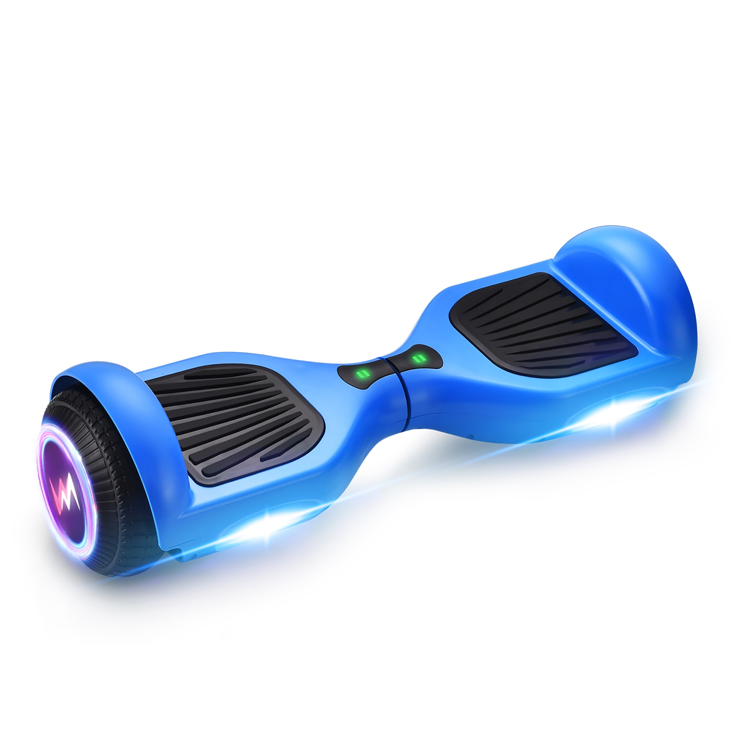 WEELMOTION Classic Blue Hoverboard with Music Speaker and LED Front Lights & Shining Wheels, All Terrain 6.5" UL 2272 Certified Hoverboard with complimentary hover board bag