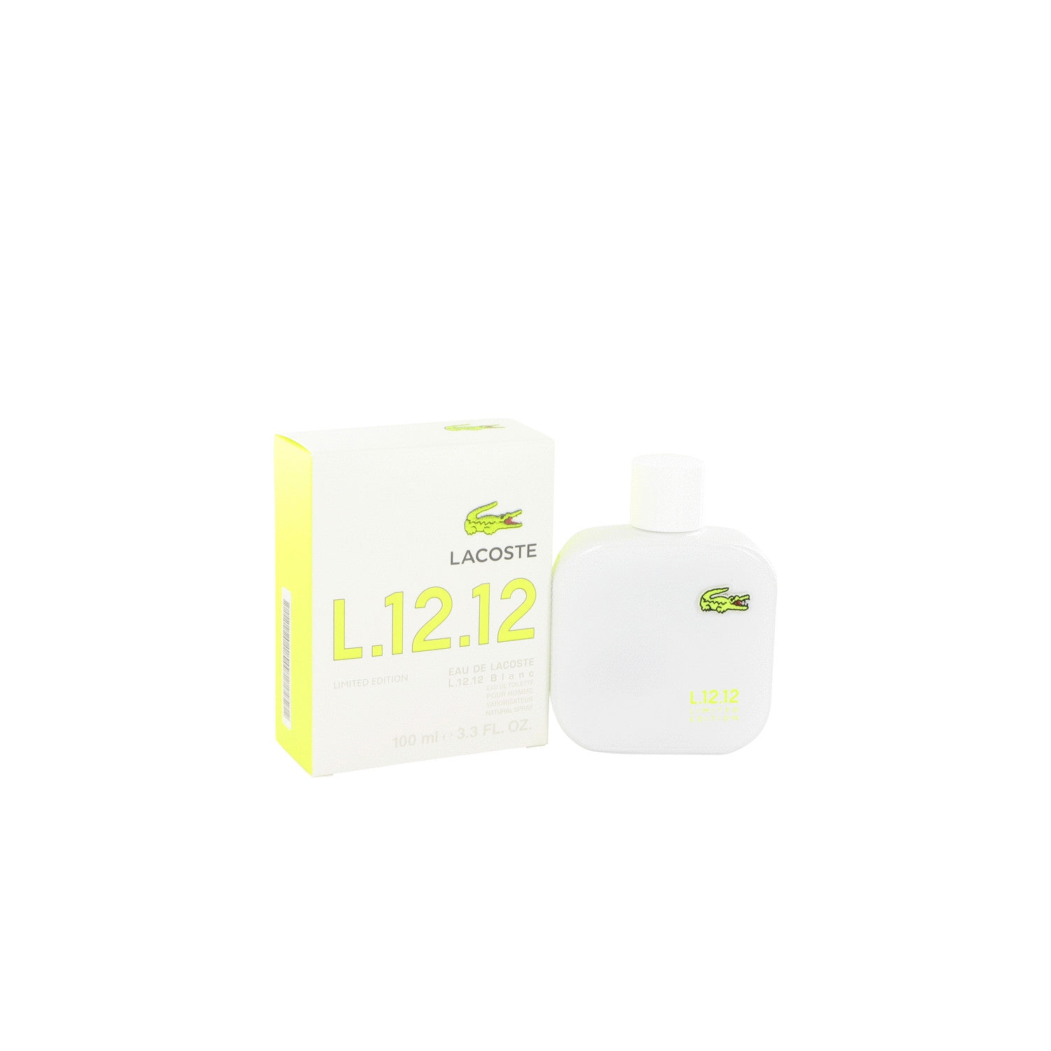 Lacoste Eau De Lacoste L.12.12 Blanc Eau De Toilette Spray (limited Edition) By Lacoste