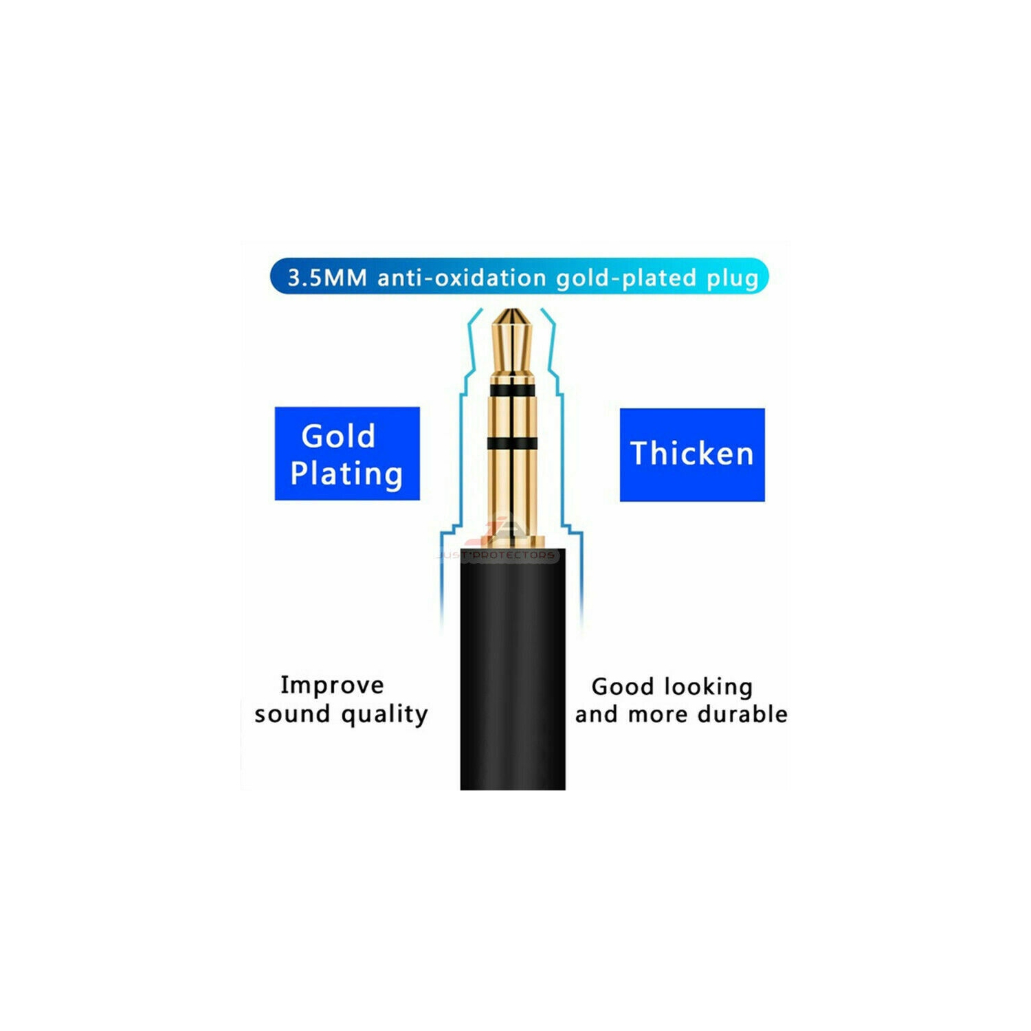 Câble auxiliaire auxiliaire auxiliaire stéréo SuperShield 3,5&nbsp;mm