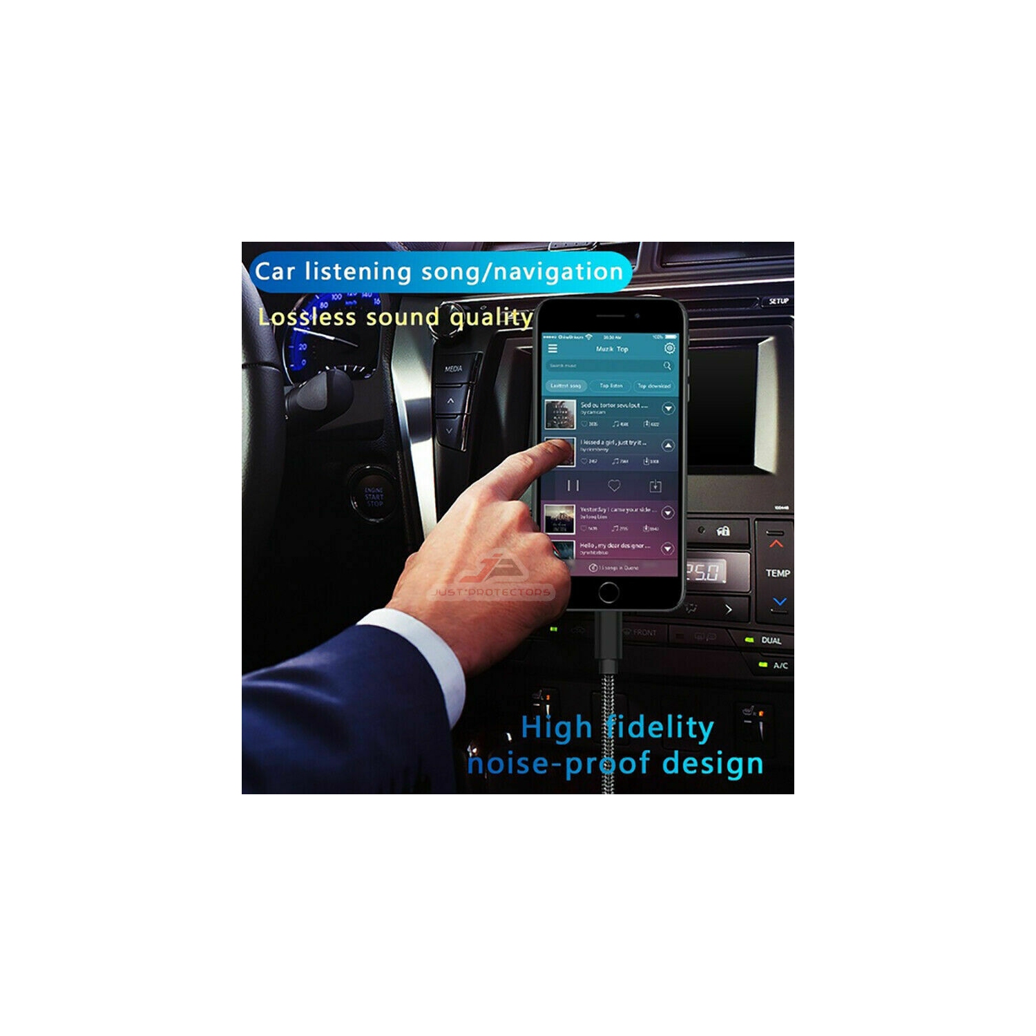 Câble auxiliaire auxiliaire auxiliaire stéréo SuperShield 3,5&nbsp;mm