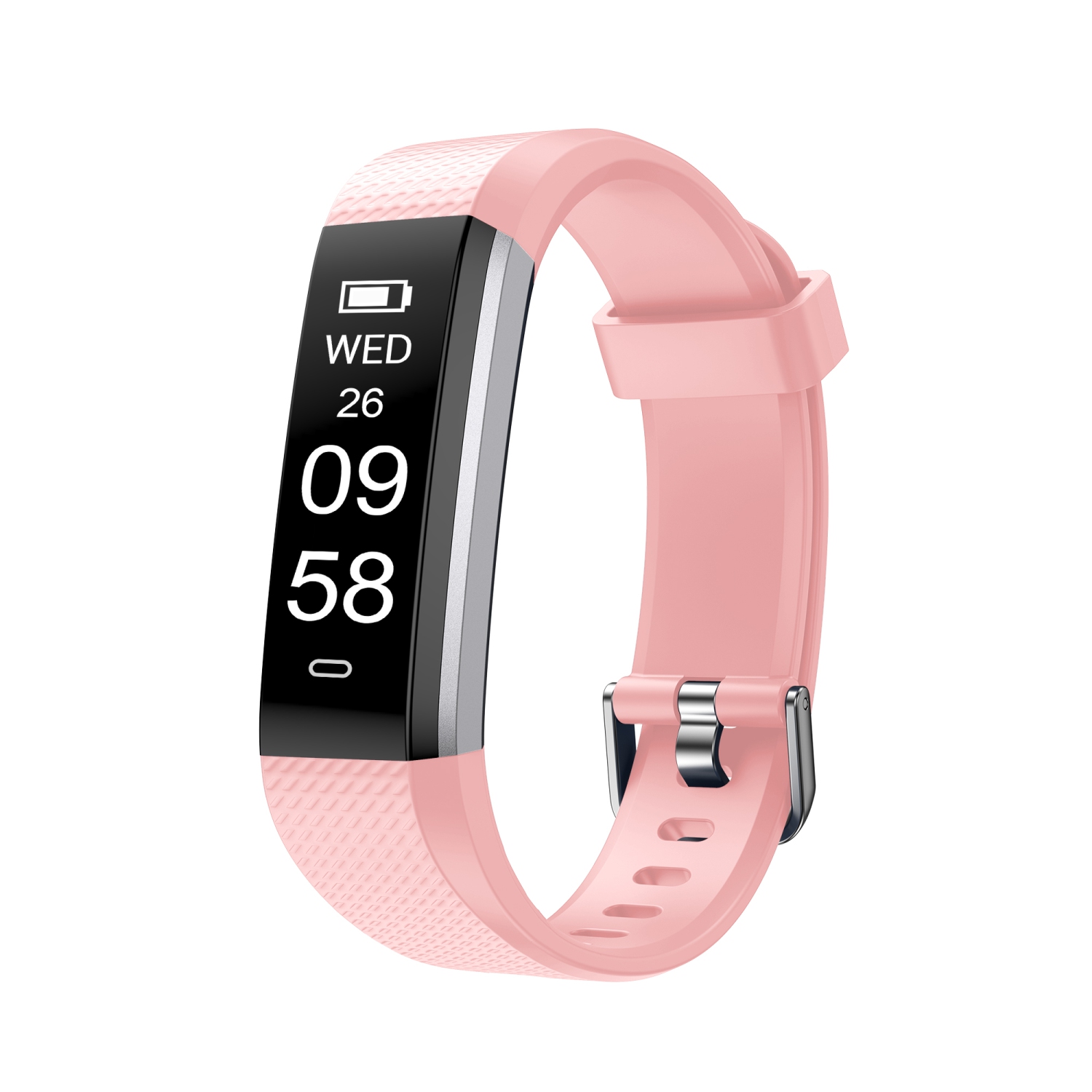 Letscom ID115 Health and Fitness Tracker by Letsfit - Pink