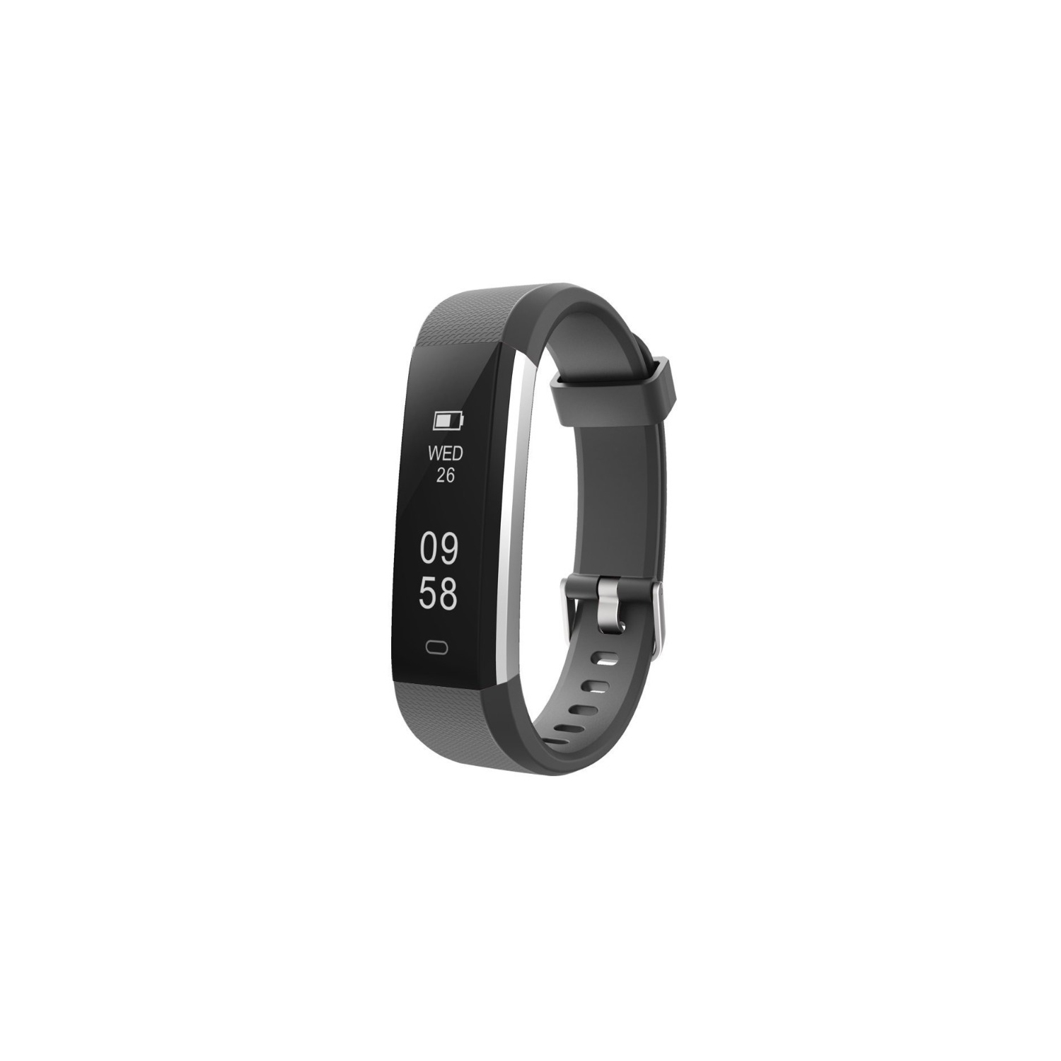 Letscom ID115 Health and Fitness Tracker by Letsfit - Black/Gray