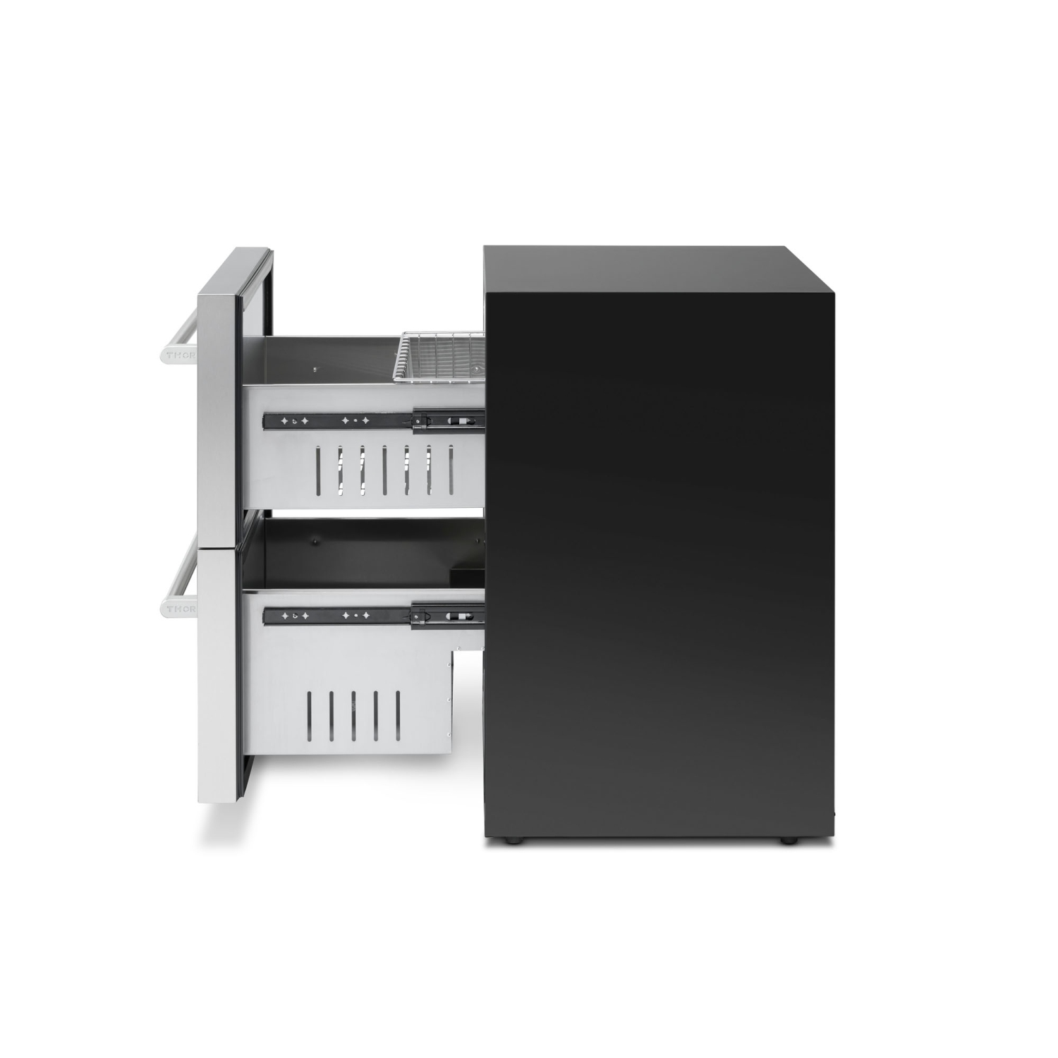 Thor Kitchen 24 Inch Indoor Outdoor Refrigerator Drawer In stainless Steel - TRF24U