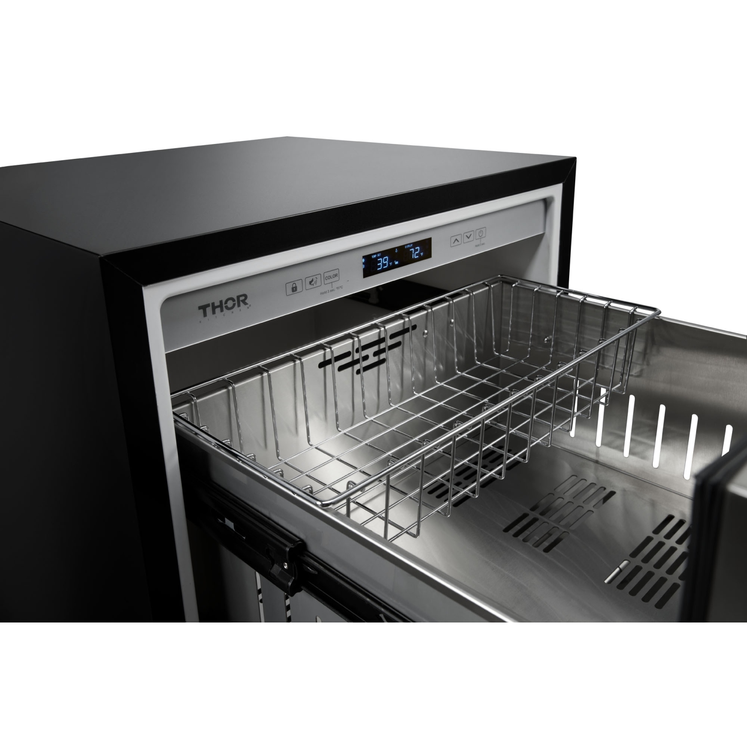 Thor Kitchen 24 Inch Indoor Outdoor Refrigerator Drawer In stainless Steel - TRF24U