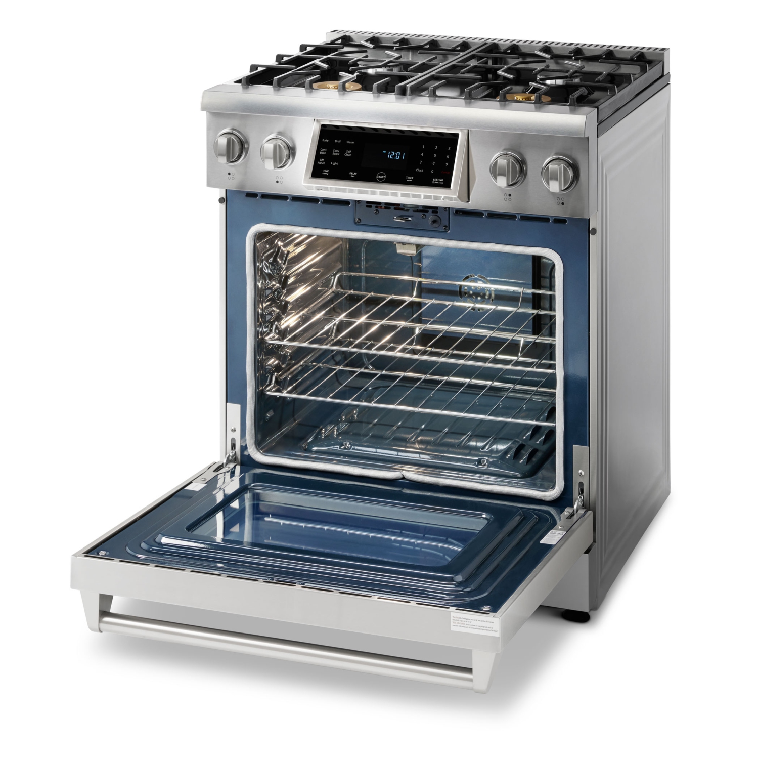 Thor cuisine 30 pouces panneau inclinable cuisinière à gaz professionnelle - modèle TRG3001