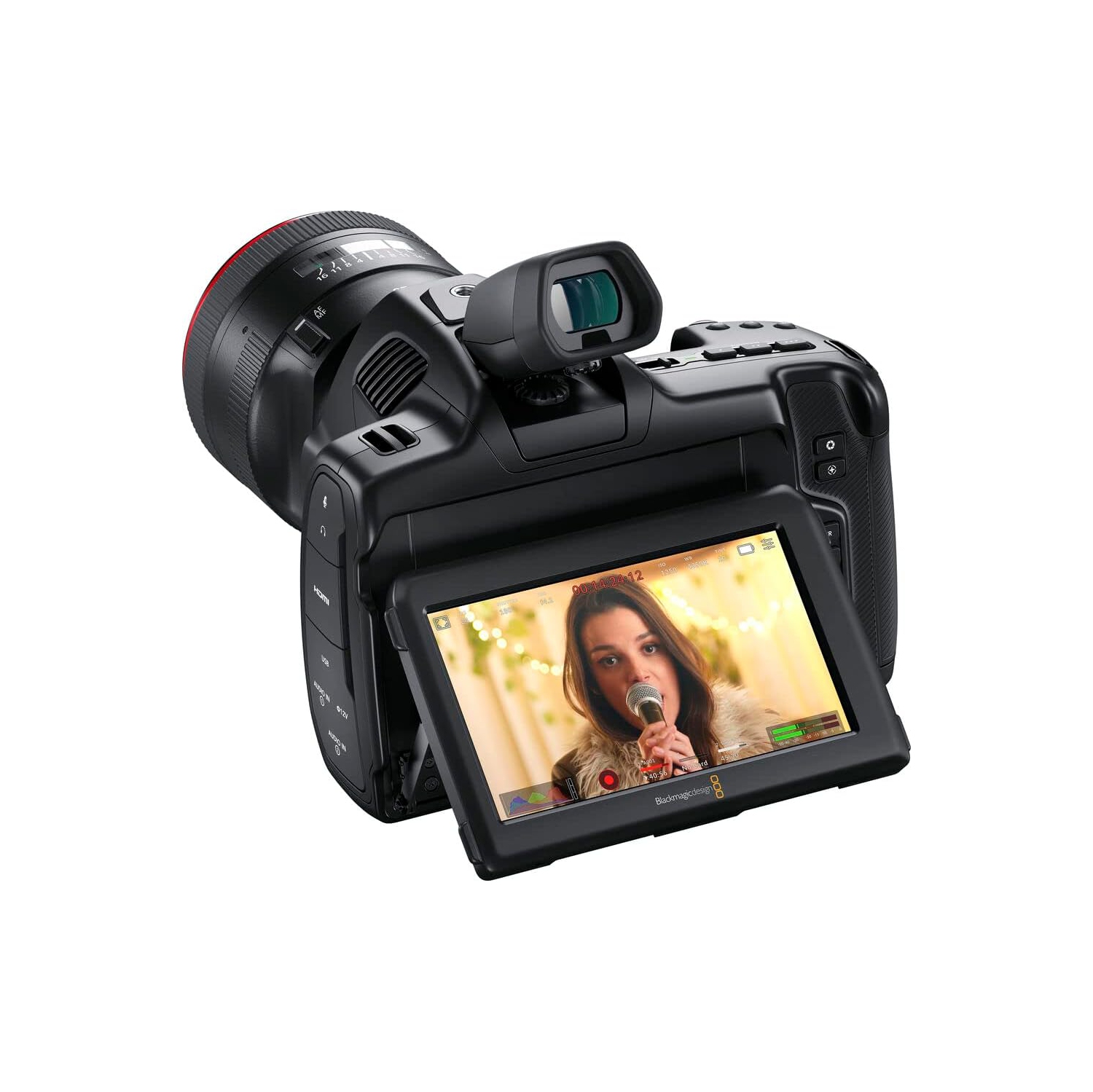 Blackmagic Design Pocket Cinema Camera 6K G2 + Canon EF 50mm Lens + 64GB Cards + More