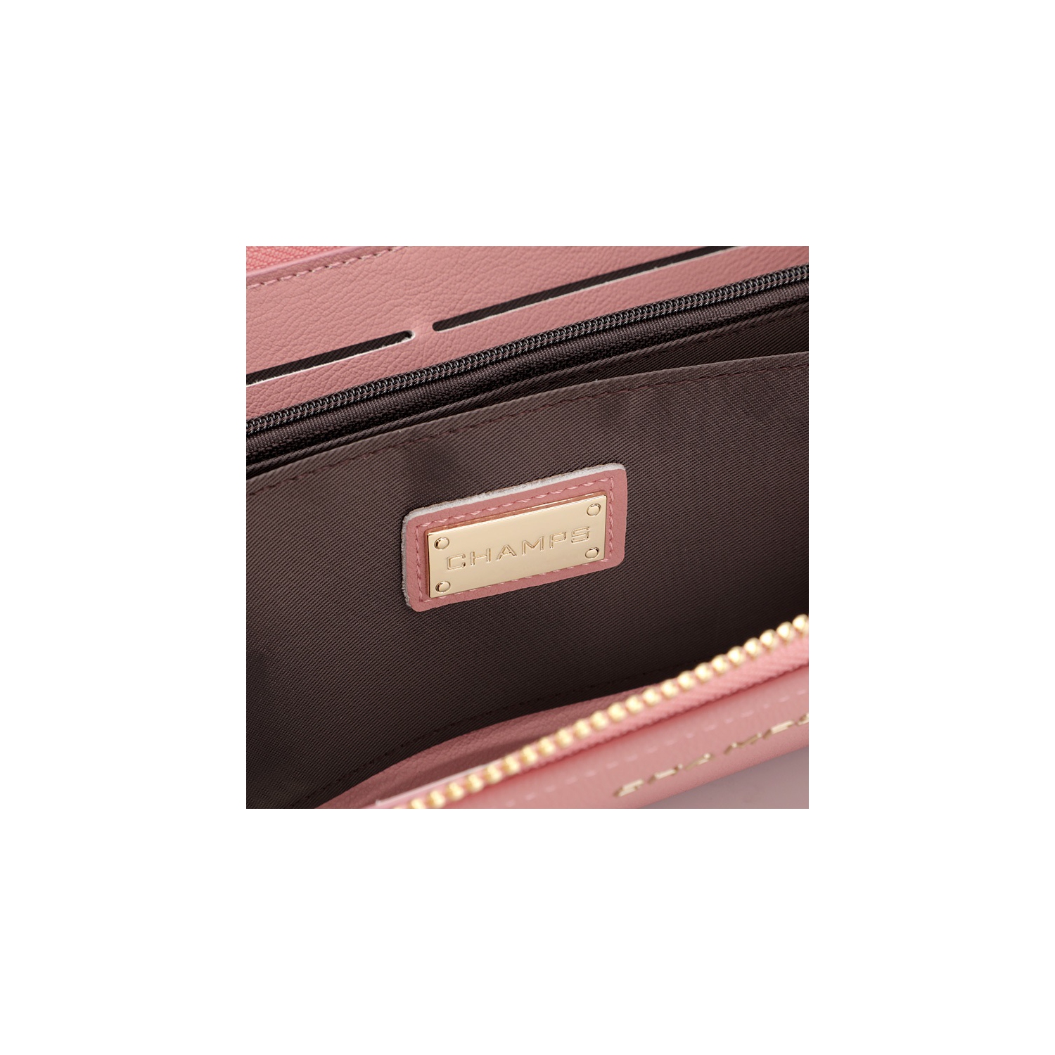 CHAMPS RFID Zip-around wallet