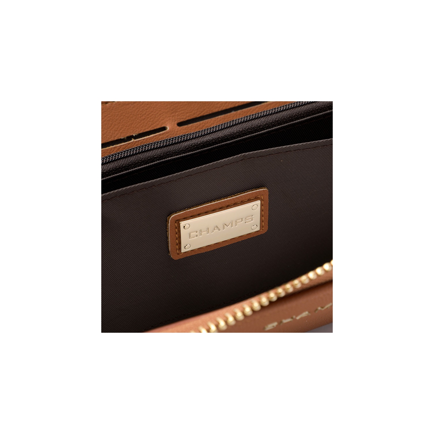 CHAMPS RFID Zip-around wallet