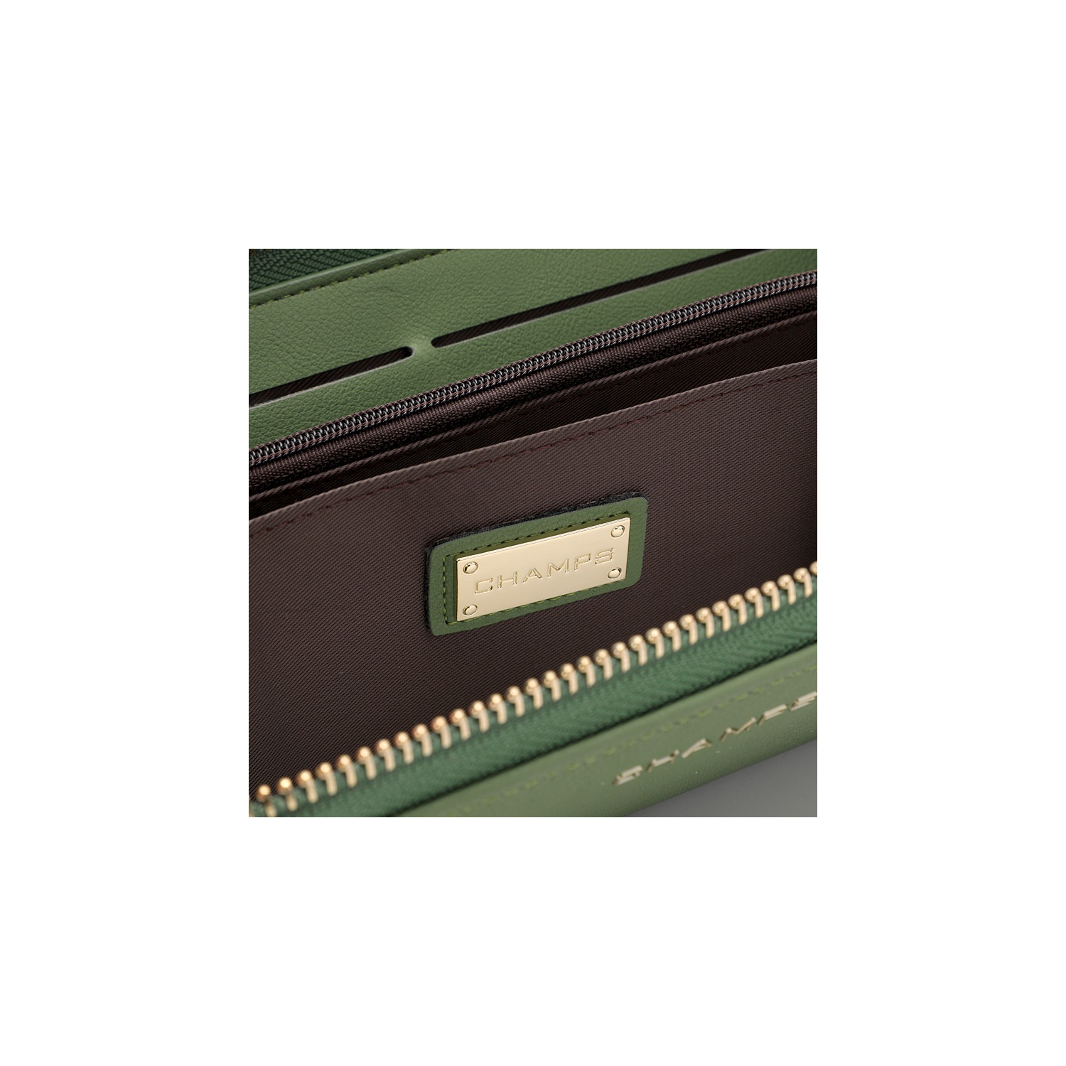 CHAMPS RFID Zip-around wallet