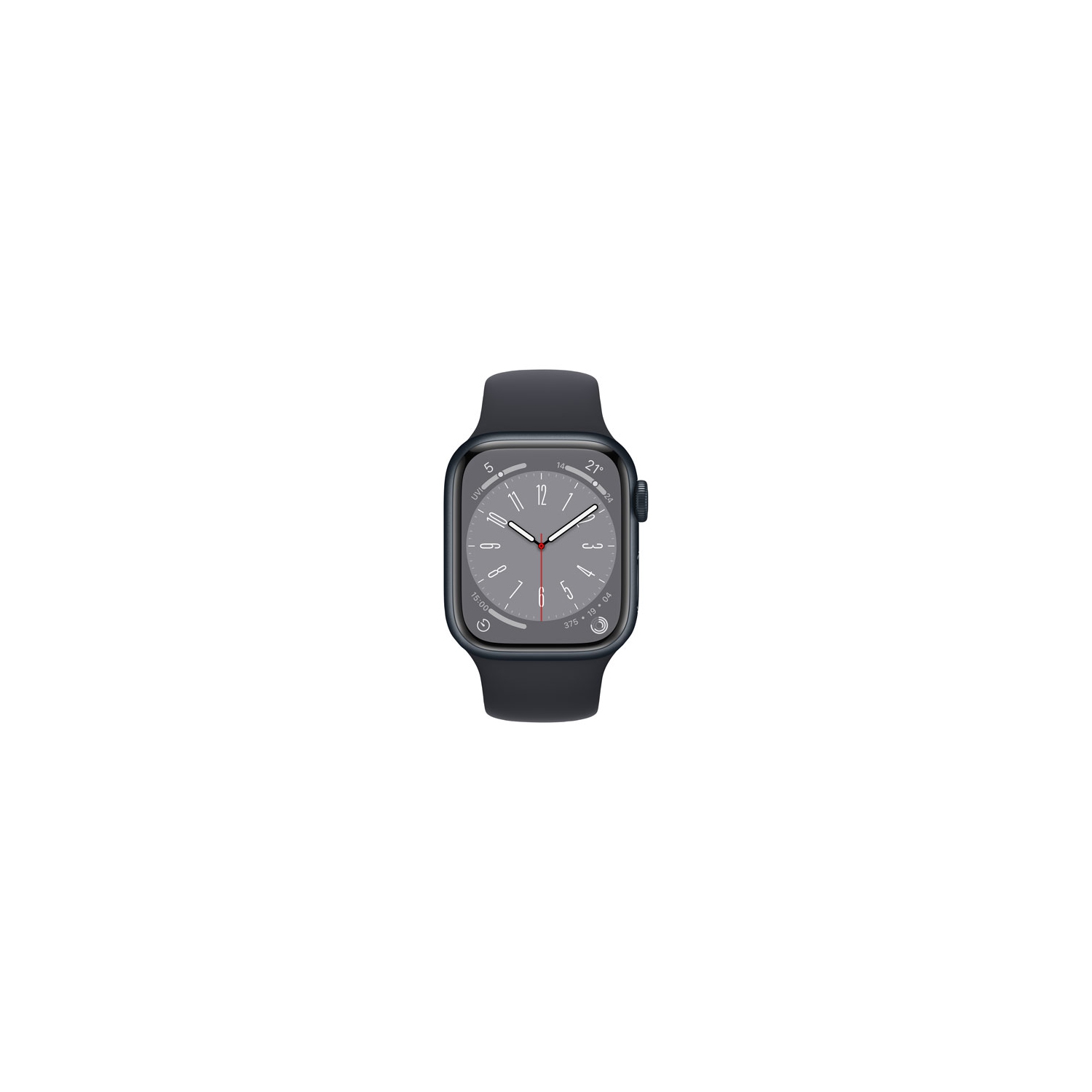 Open Box - Apple Watch Series 8 41mm Midnight Aluminum Case with Midnight Sport Band - Small / Medium
