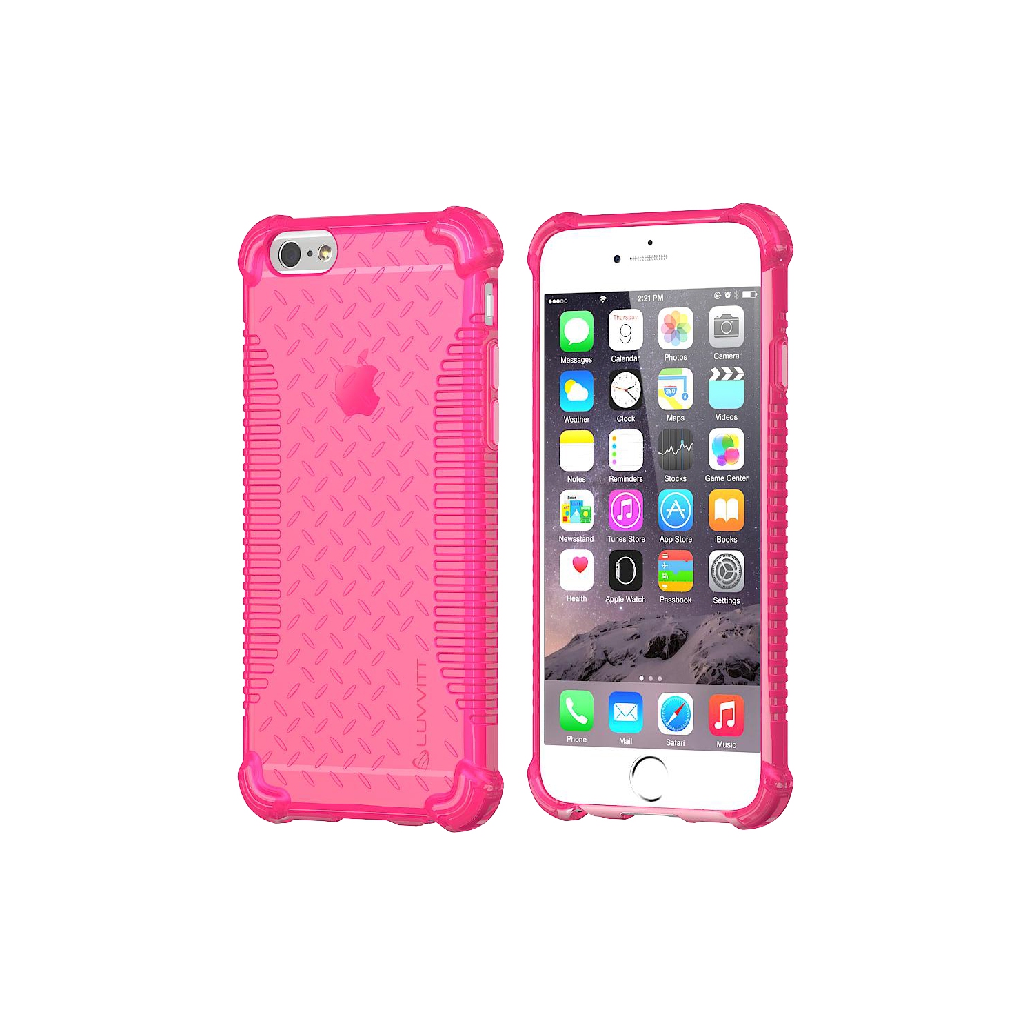 LUVVITT CLEAR GRIP iPhone 6 / 6S Case | Soft TPU Rubber Back Cover