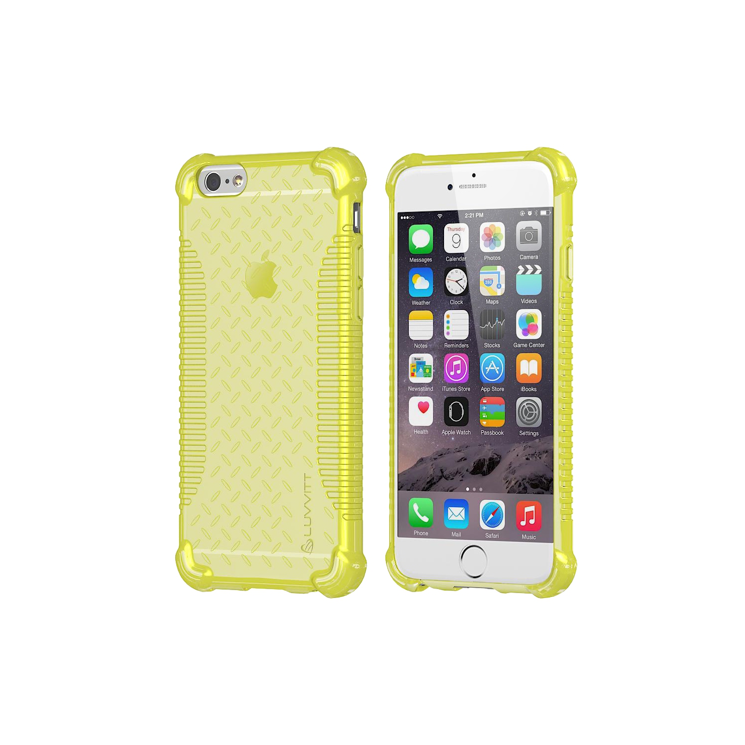 LUVVITT CLEAR GRIP iPhone 6 / 6S Case | Soft TPU Rubber Back Cover