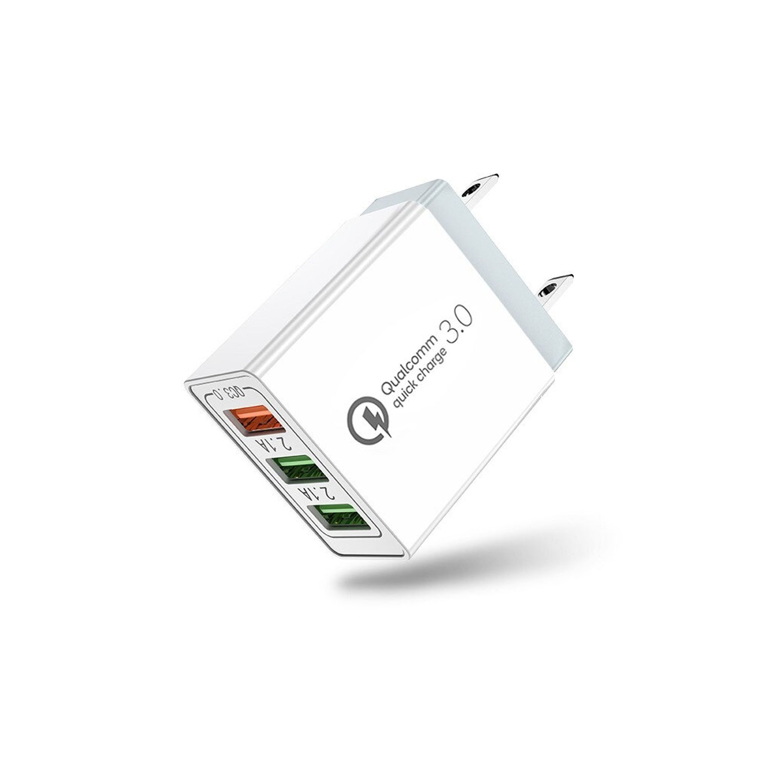25W USB Charger 3 Port Charging, Fast Wall Plug iPhone 14 13 12 11 S21 FE for Samsung Galaxy Note10/ 10+/ S10e 5G, Galaxy S22/S21/S20/S10/ S9/ S8/ Plus Ultra, Google Pixel 6 7