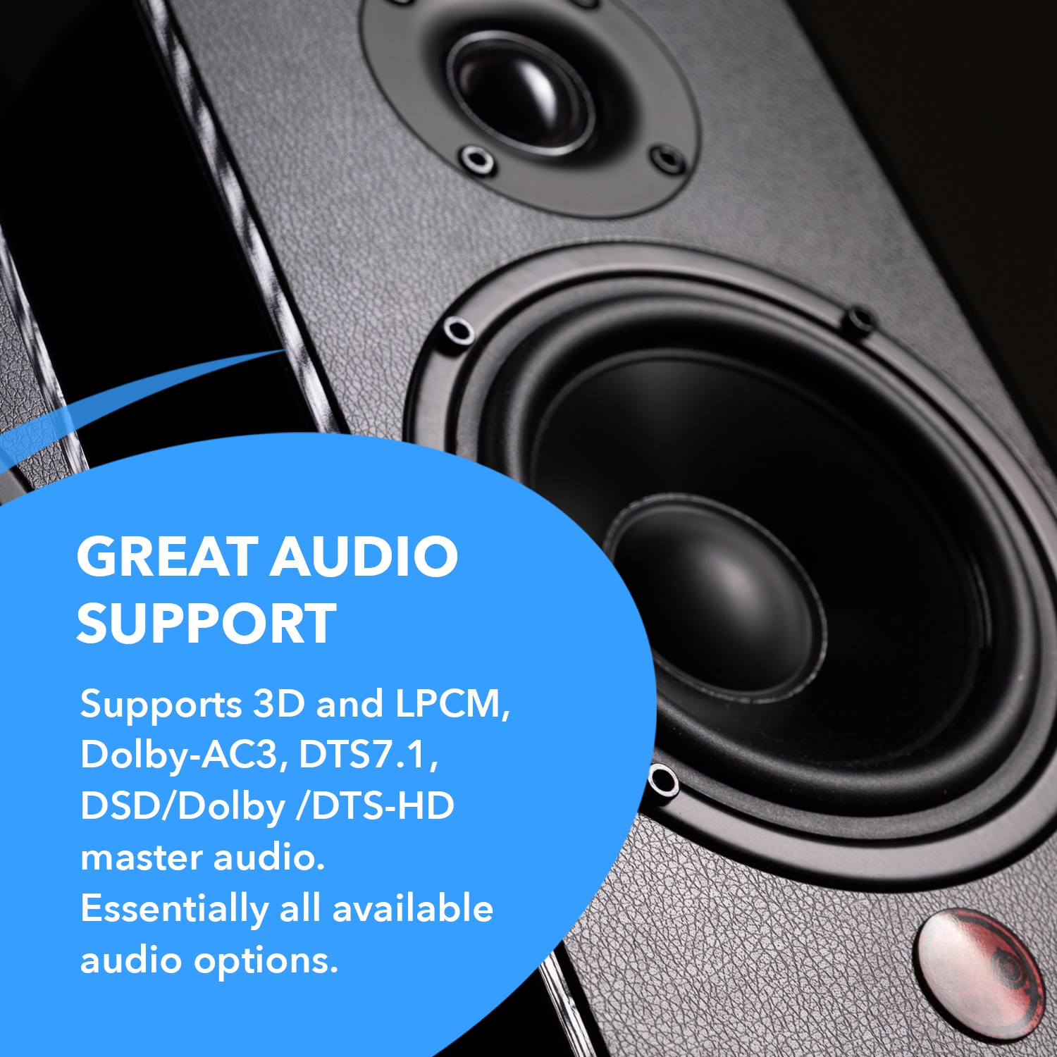 1x2 HDMI Splitter 1 in 2 out with Downscaler, 3D, upto 4k@60Hz